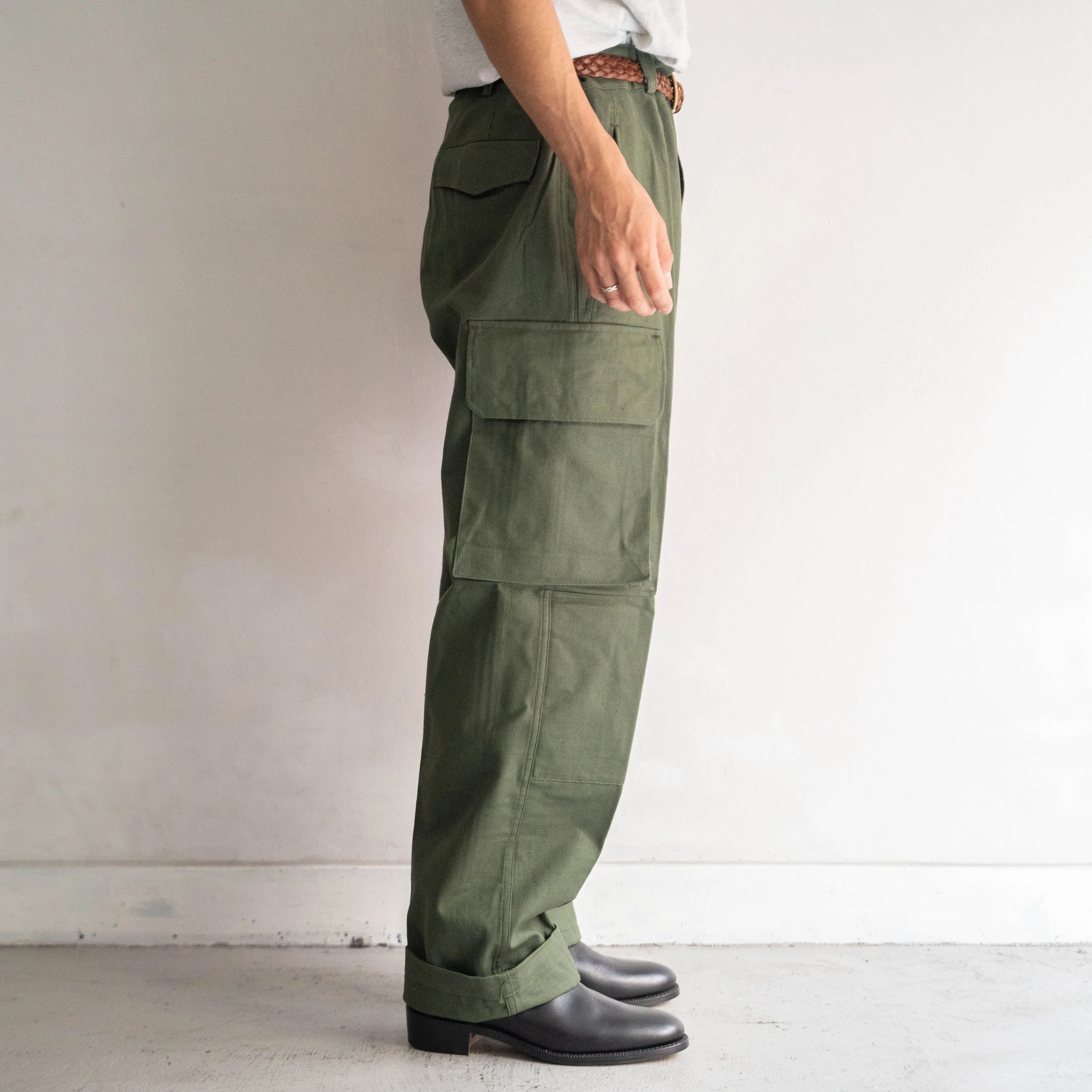 1950s French military M47 cargo pants -Air force type- 'dead stock' '92L'