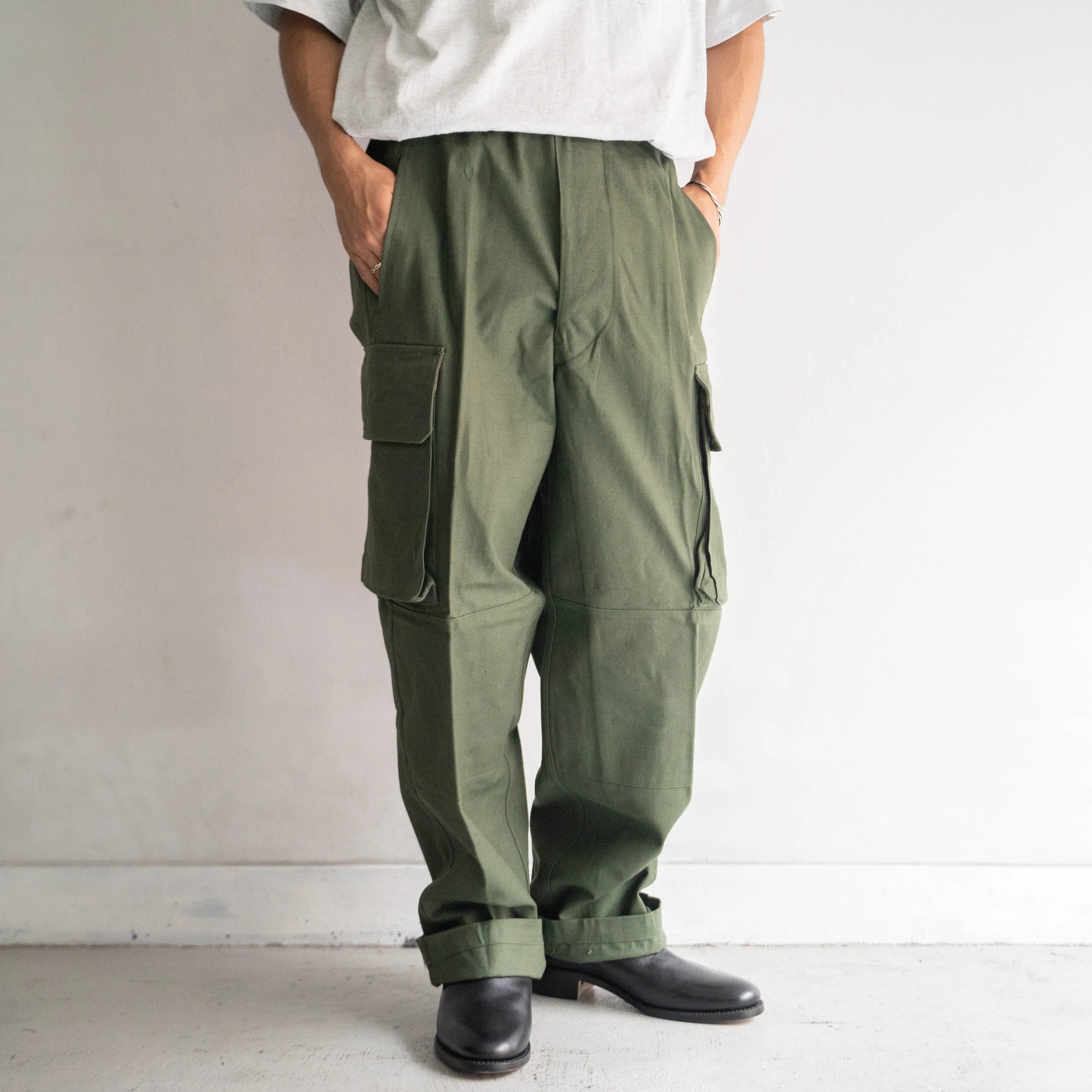 1950s French military M47 cargo pants -Air force type- 'dead stock' '92L'