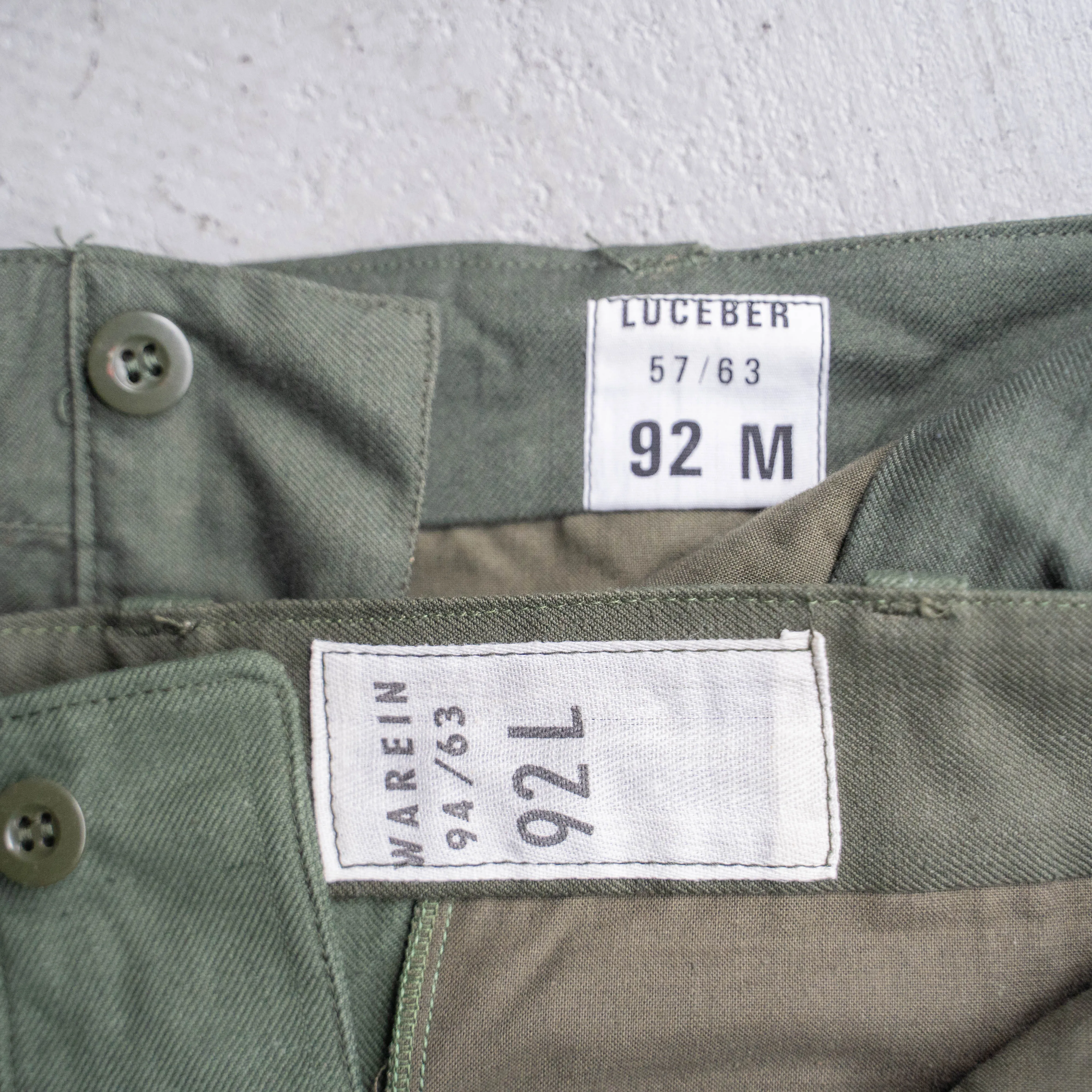 1950s French military M47 cargo pants -Air force type- 'dead stock' '92L'