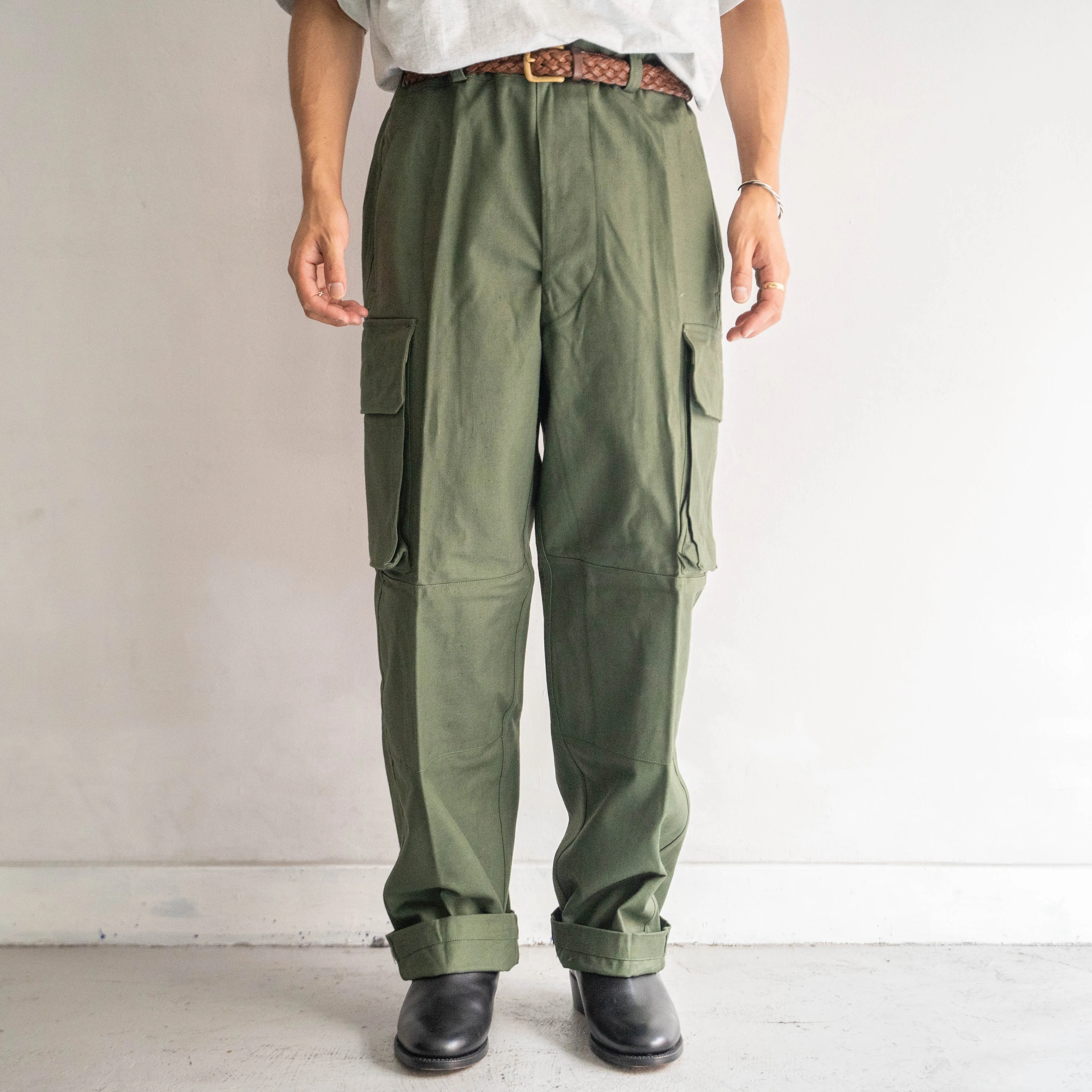 1950s French military M47 cargo pants -Air force type- 'dead stock' '92L'