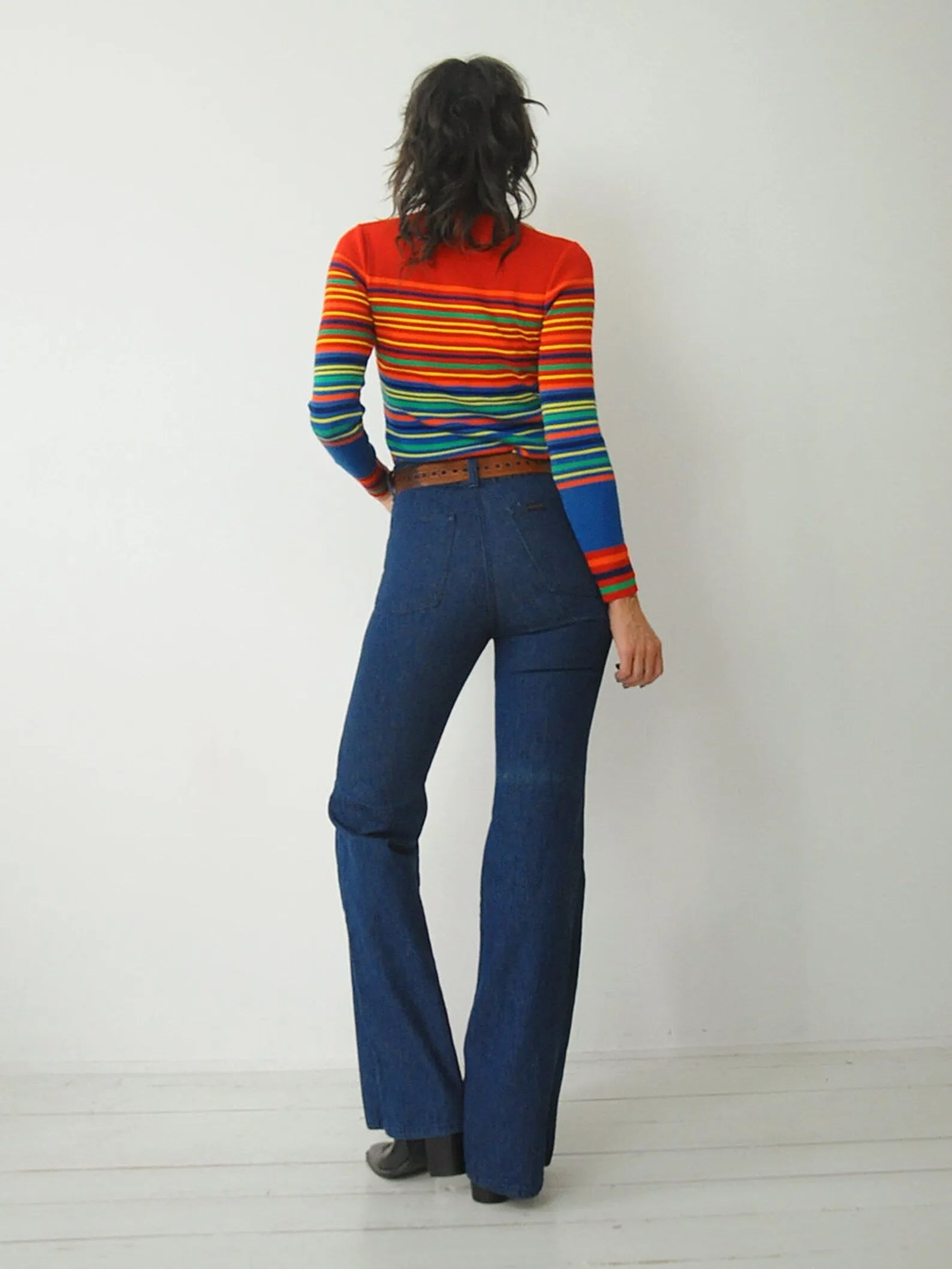 1970's Indigo Bellbottoms 28x34