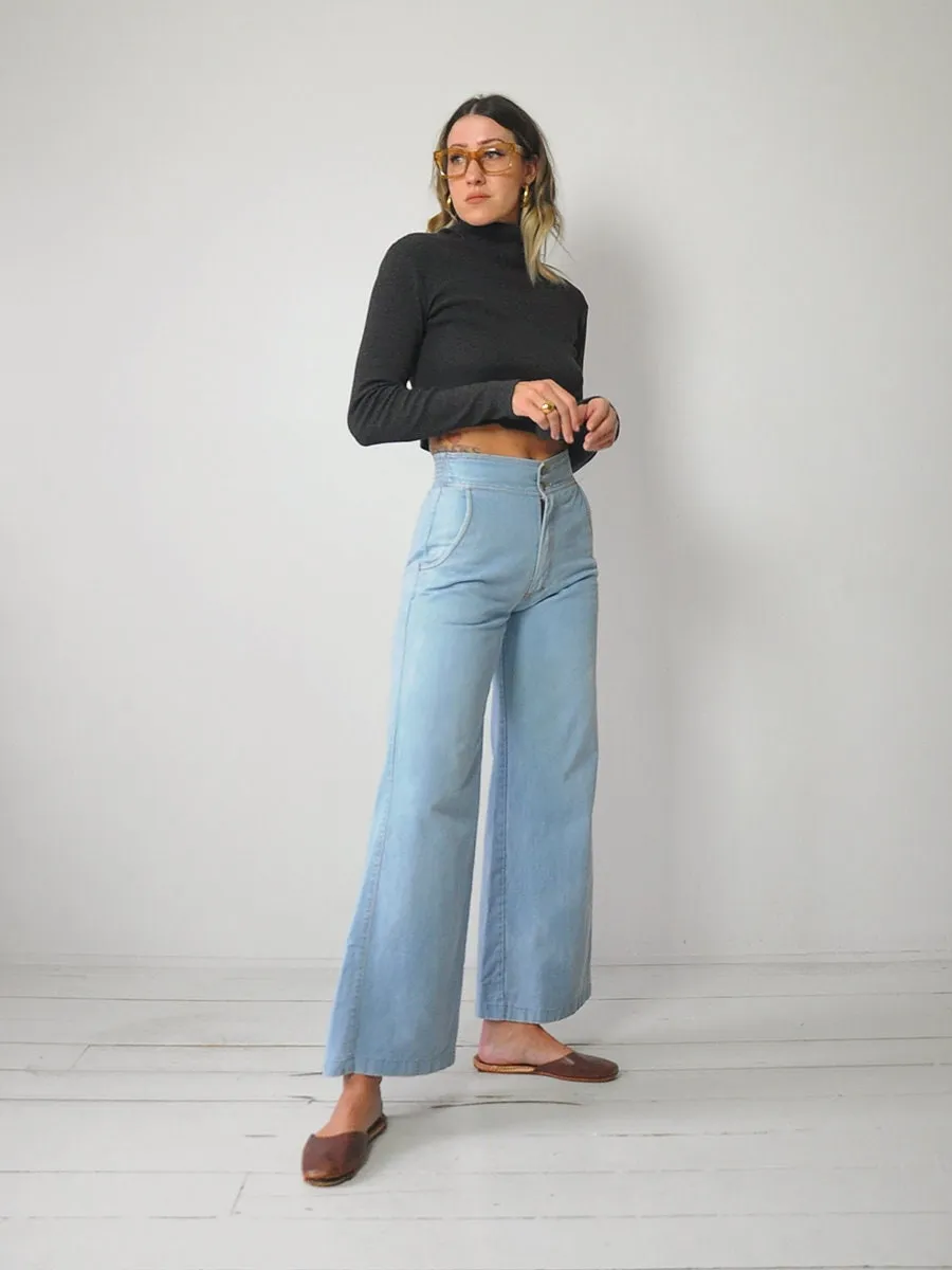 1970's Pentimento Bellbottoms 24x29.5