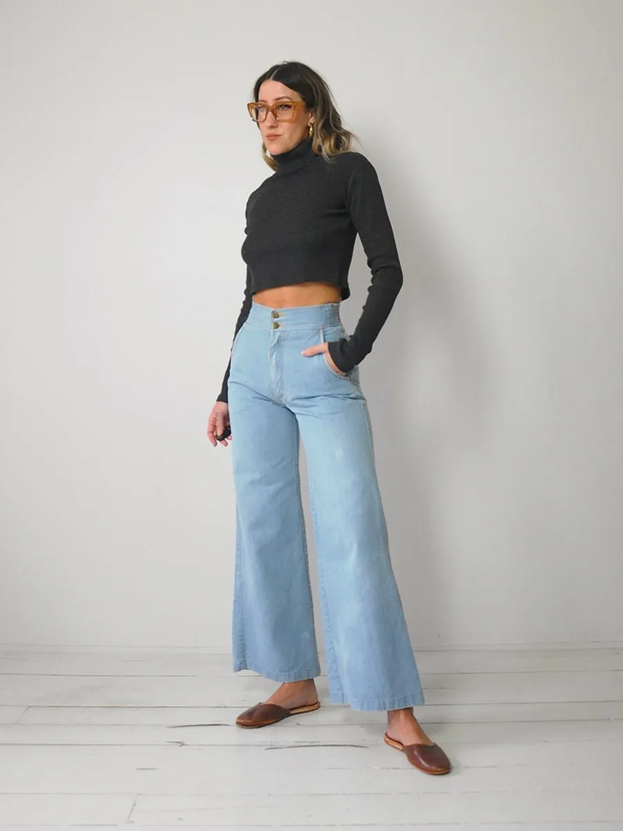 1970's Pentimento Bellbottoms 24x29.5