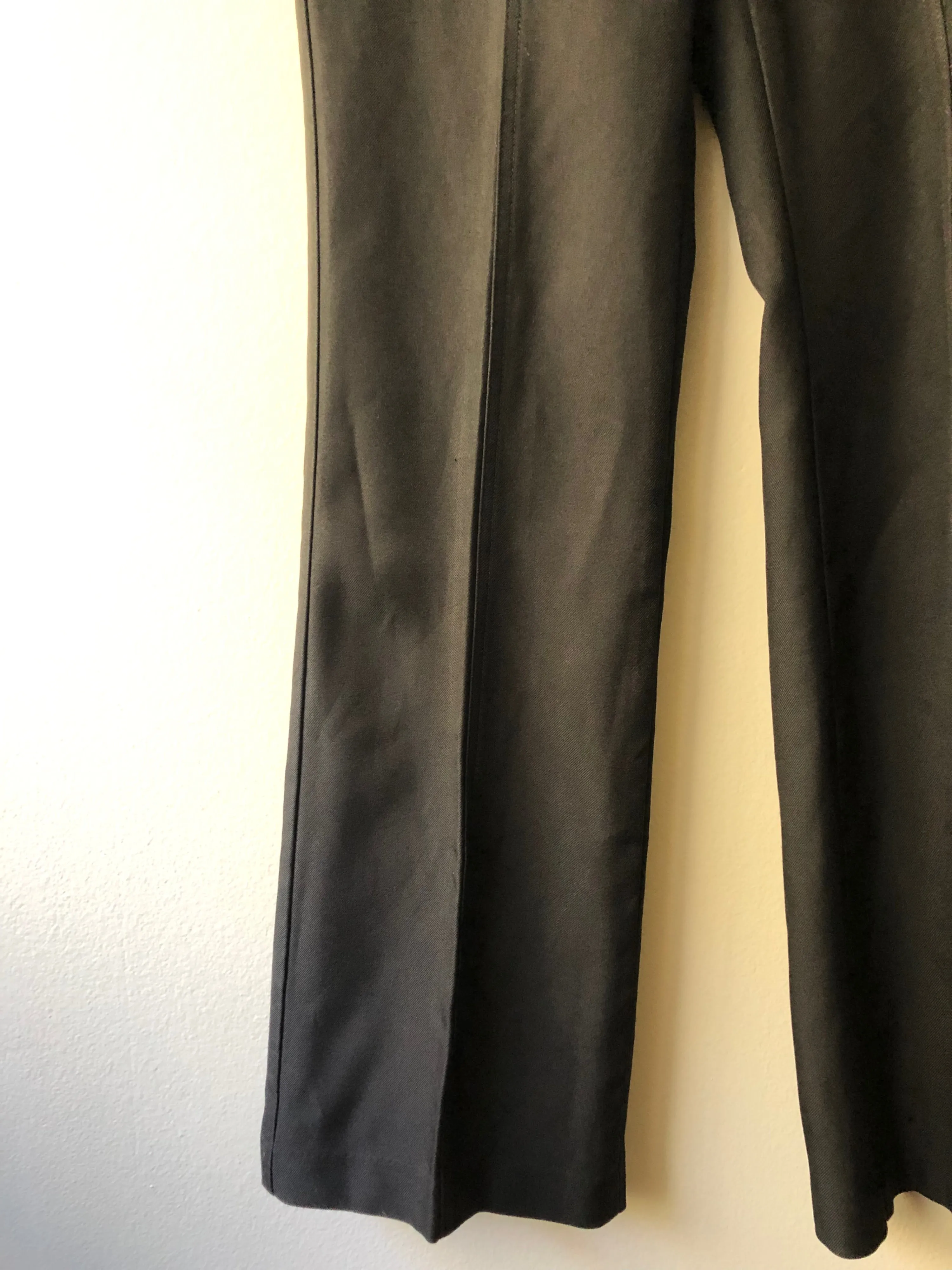 '70’s Men's Black Flared Disco Pants by Angels Flight