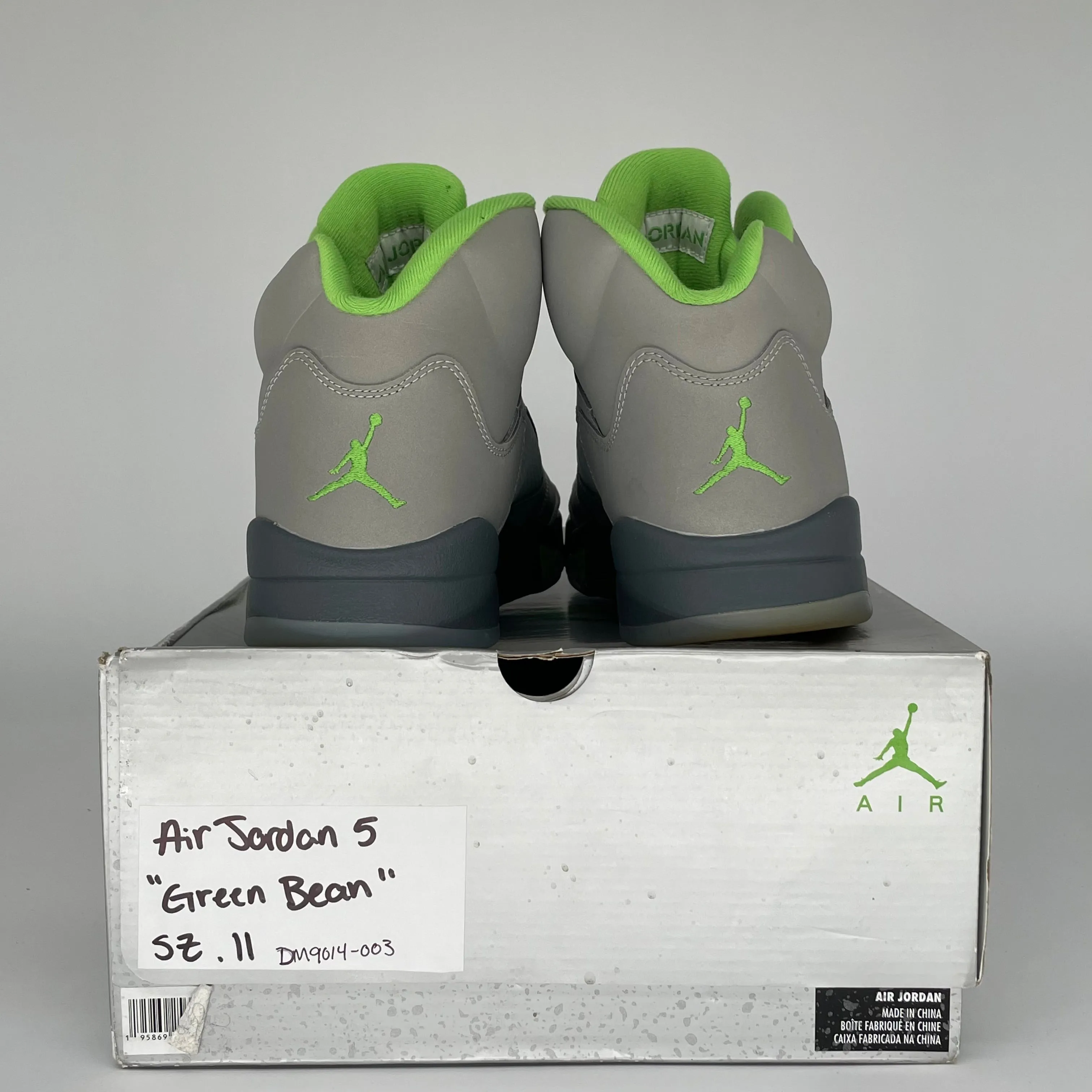 AIR JORDAN 5 GREEN BEAN SIZE 11 DM9014-003