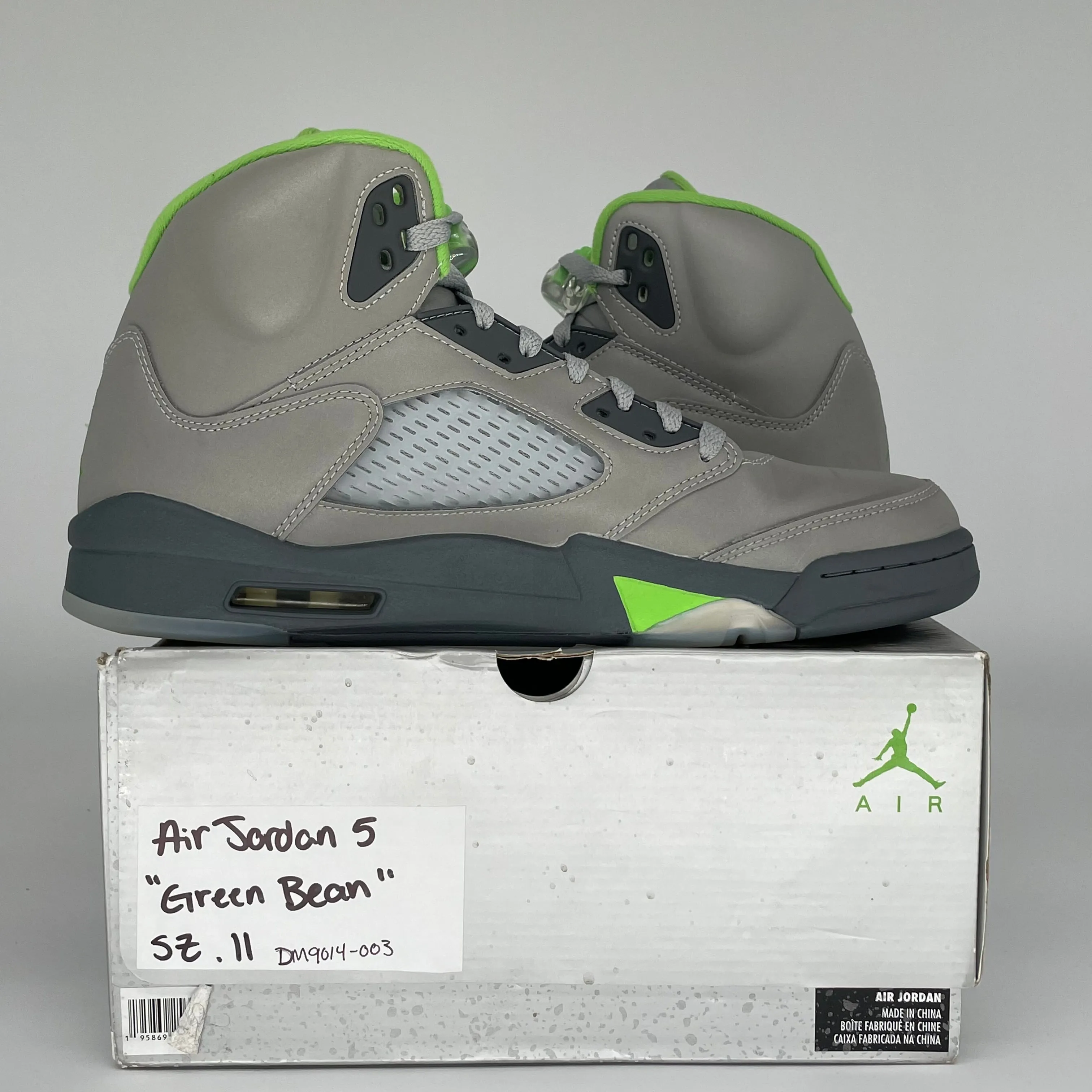 AIR JORDAN 5 GREEN BEAN SIZE 11 DM9014-003