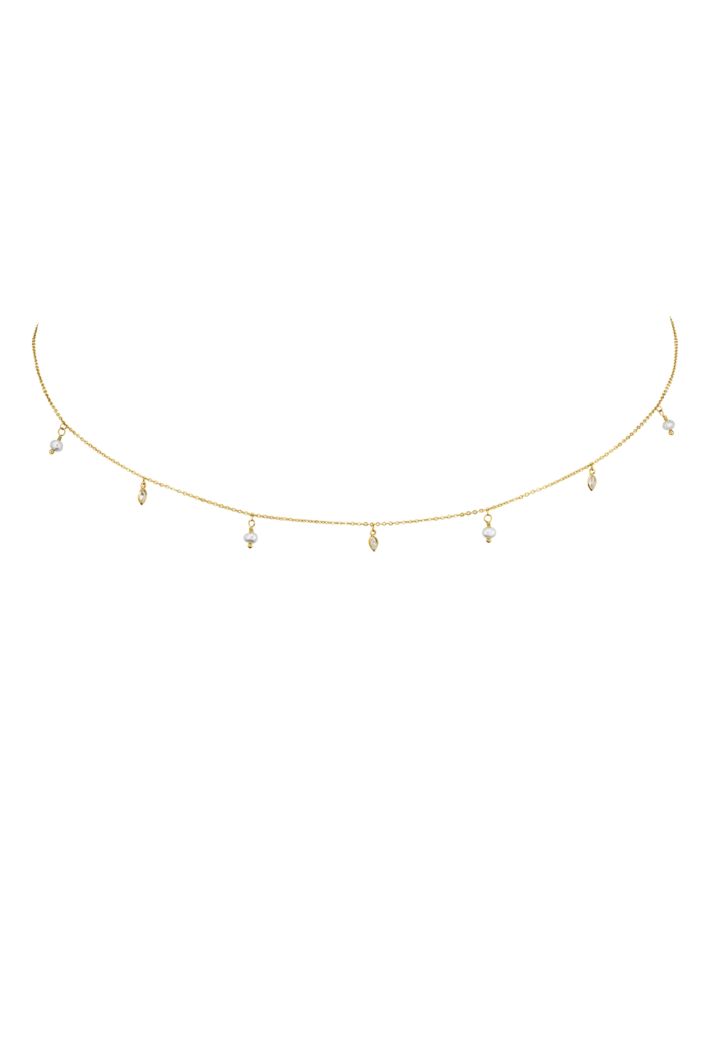 Allure Pearl Belly Chain Gold