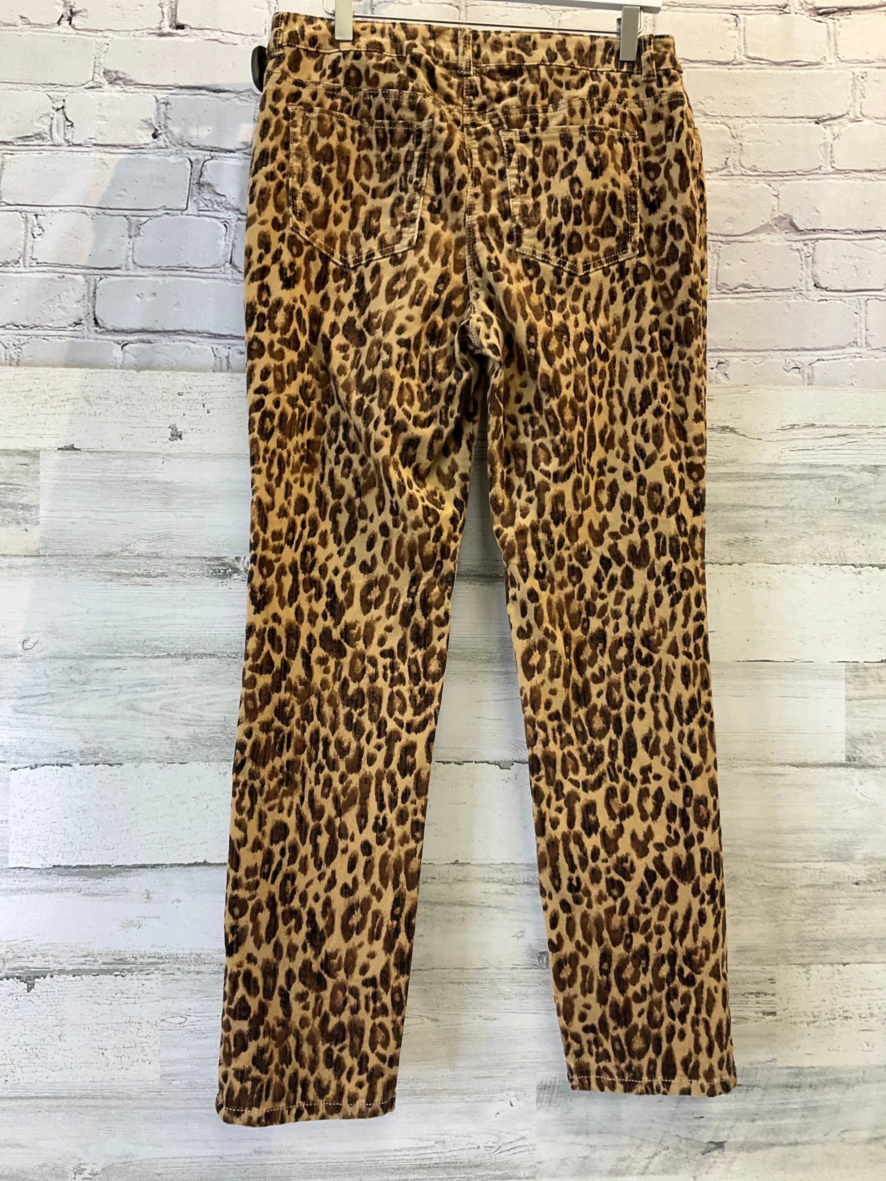 Animal Print Pants Corduroy Chicos, Size 6