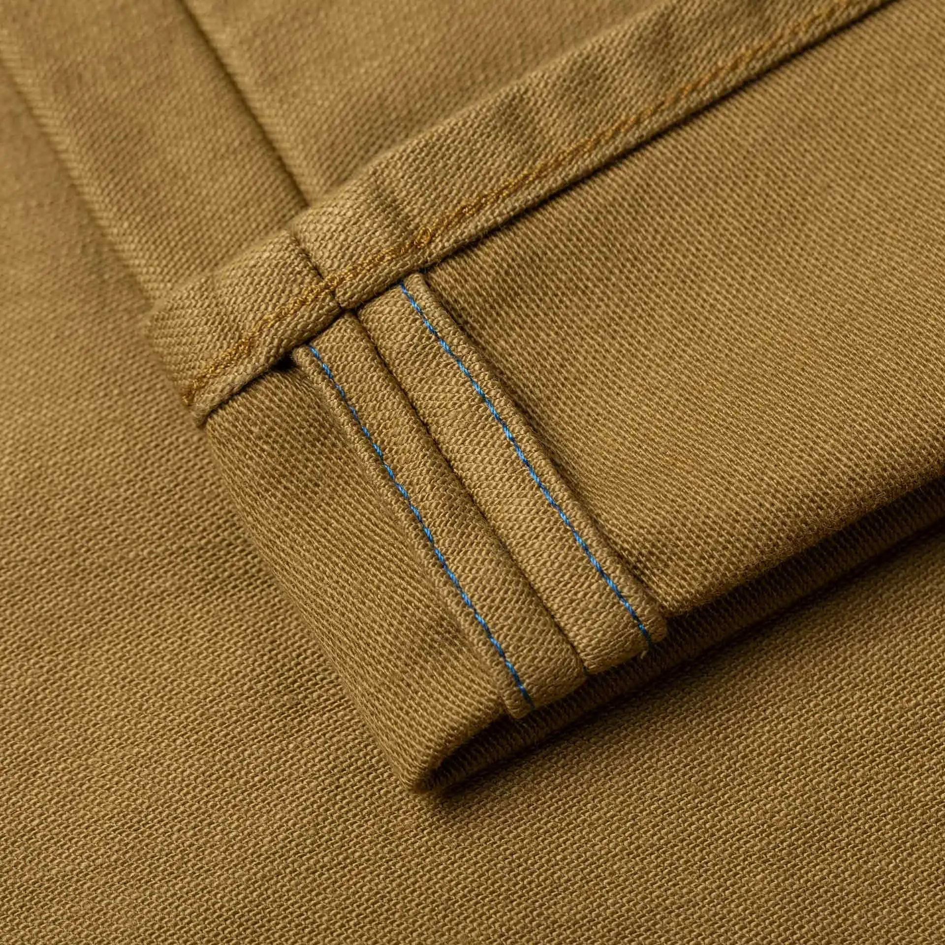 BC-03 STRAIGHT CHINO 10 oz. golden brown military twill (lot 2024)