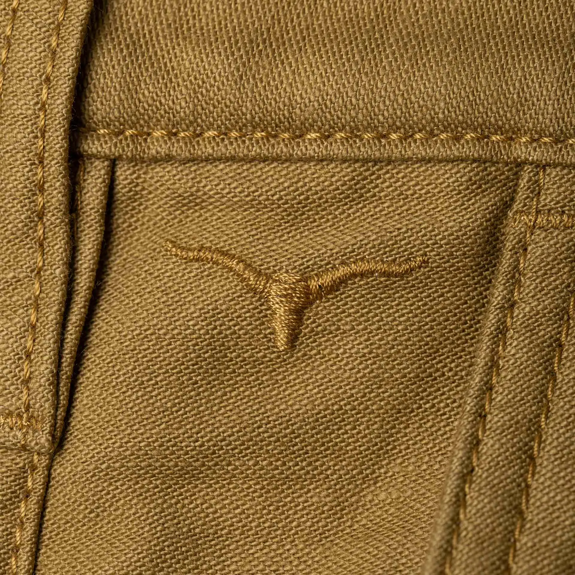 BC-03 STRAIGHT CHINO 10 oz. golden brown military twill (lot 2024)