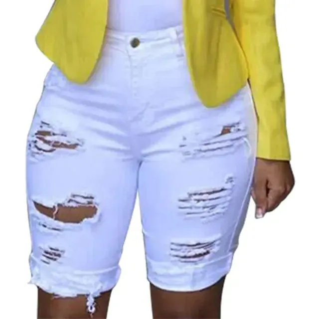 Bermuda Ripped Shorts