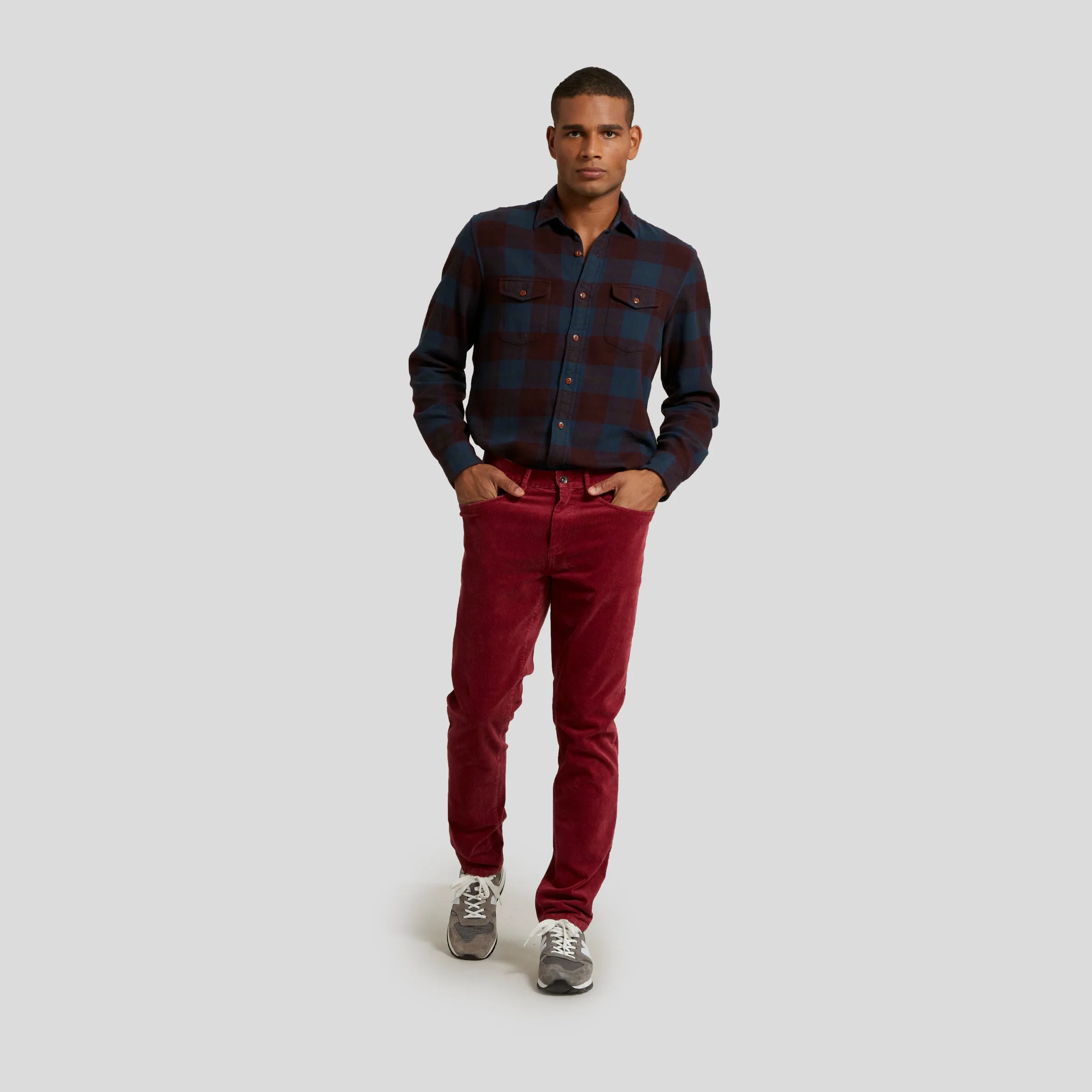 Burlington Corduroy 5 Pocket - Crimson