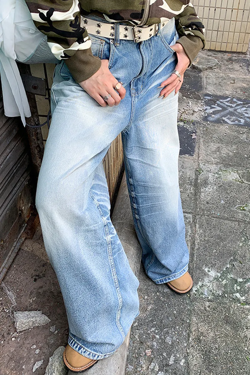 Casual Ripped Basic High Waist Denim Jeans