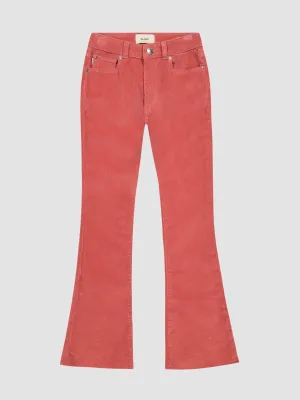 Claire High Rise Boot Cut, Deep Blush Corduroy