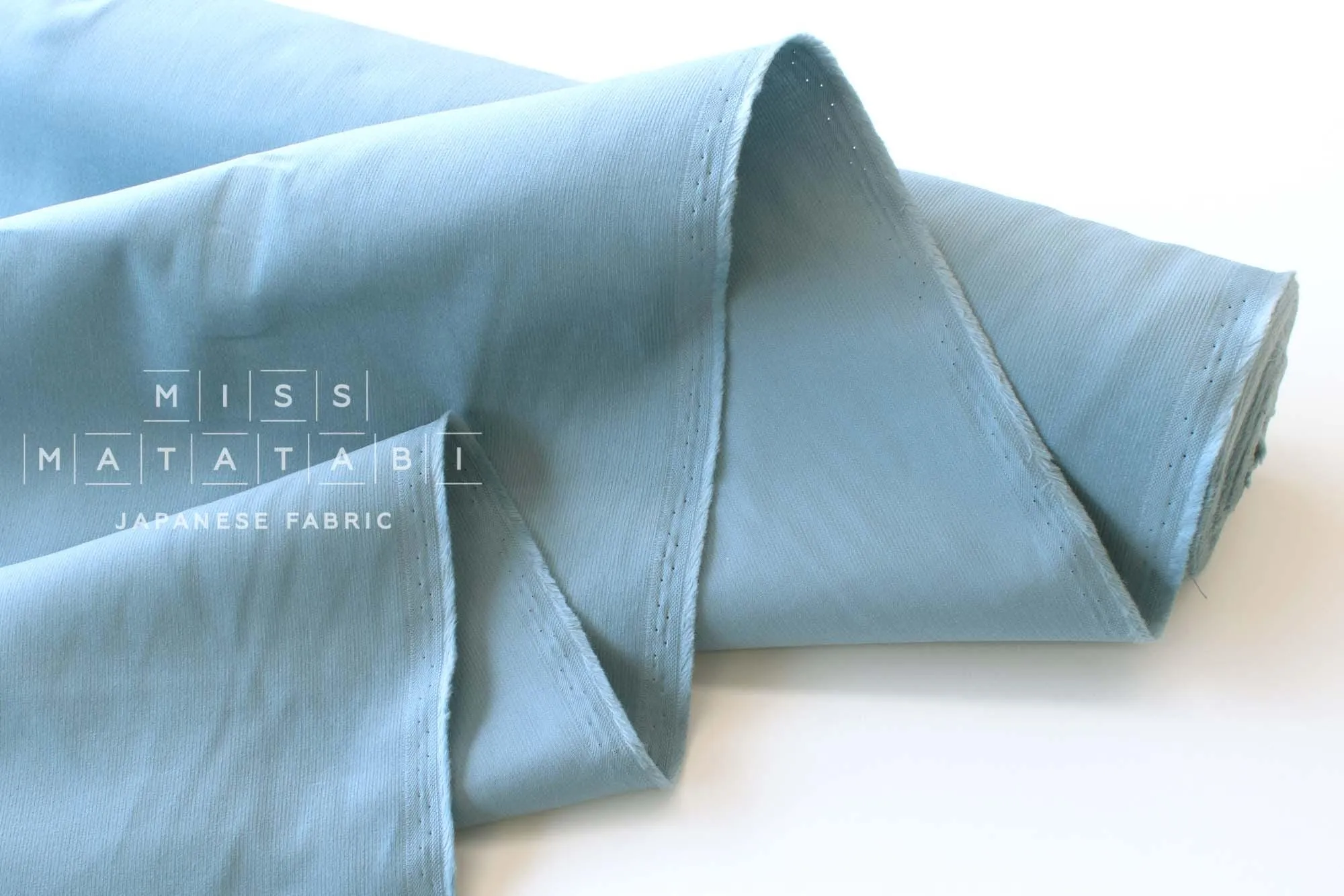 Corduroy Solids - sky blue