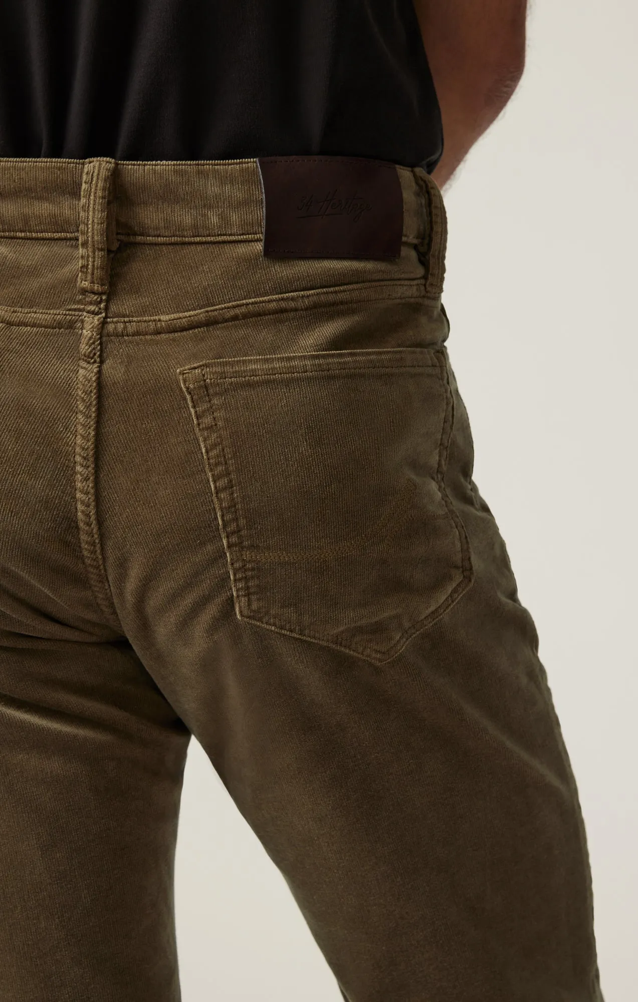 Courage Straight Leg Pants in Tobacco Cord