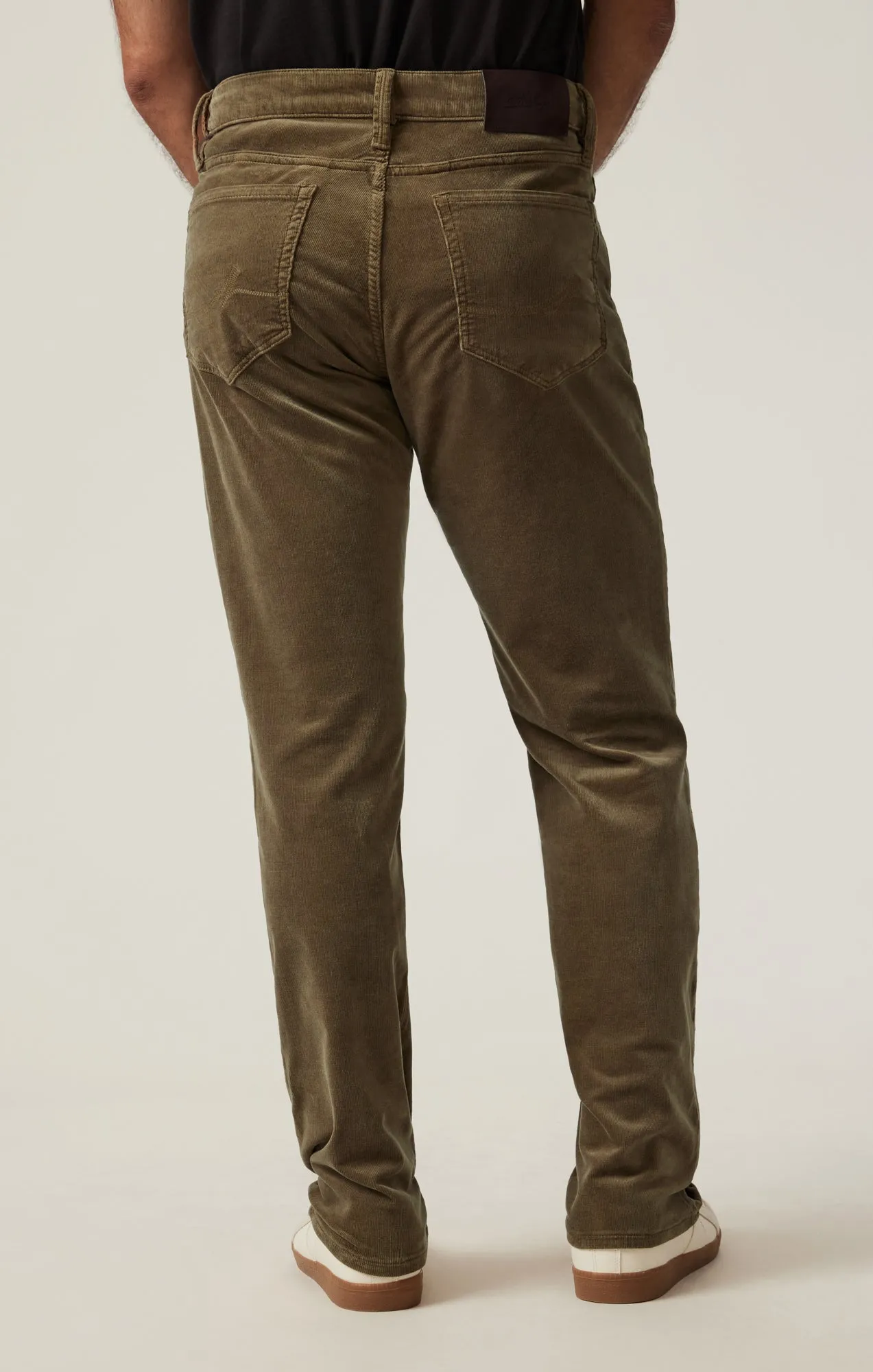 Courage Straight Leg Pants in Tobacco Cord