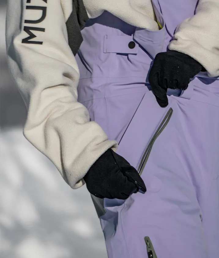 Dermizax Snowboard Bibs  Purple [MUZ]