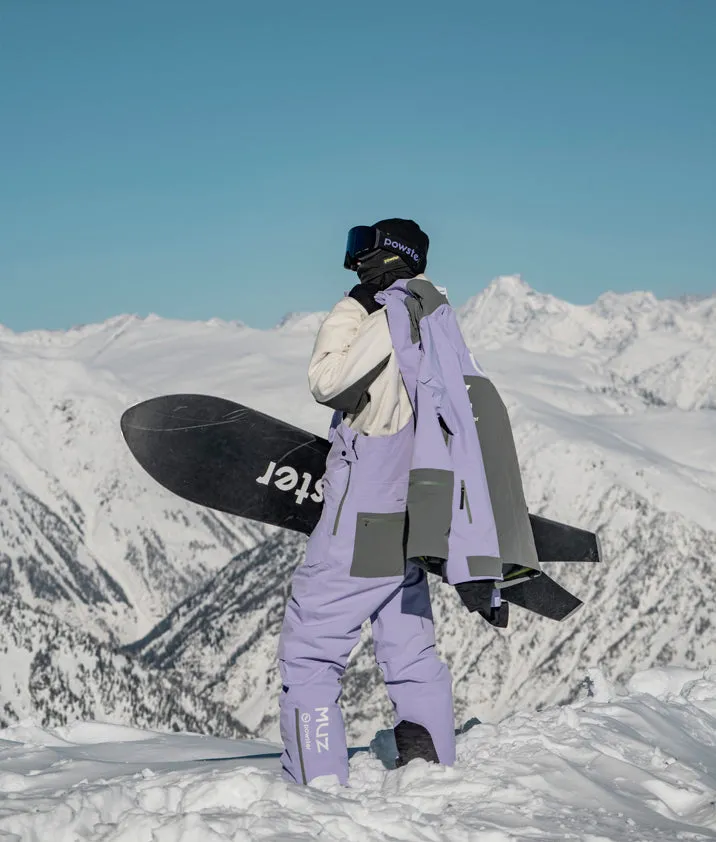 Dermizax Snowboard Bibs  Purple [MUZ]