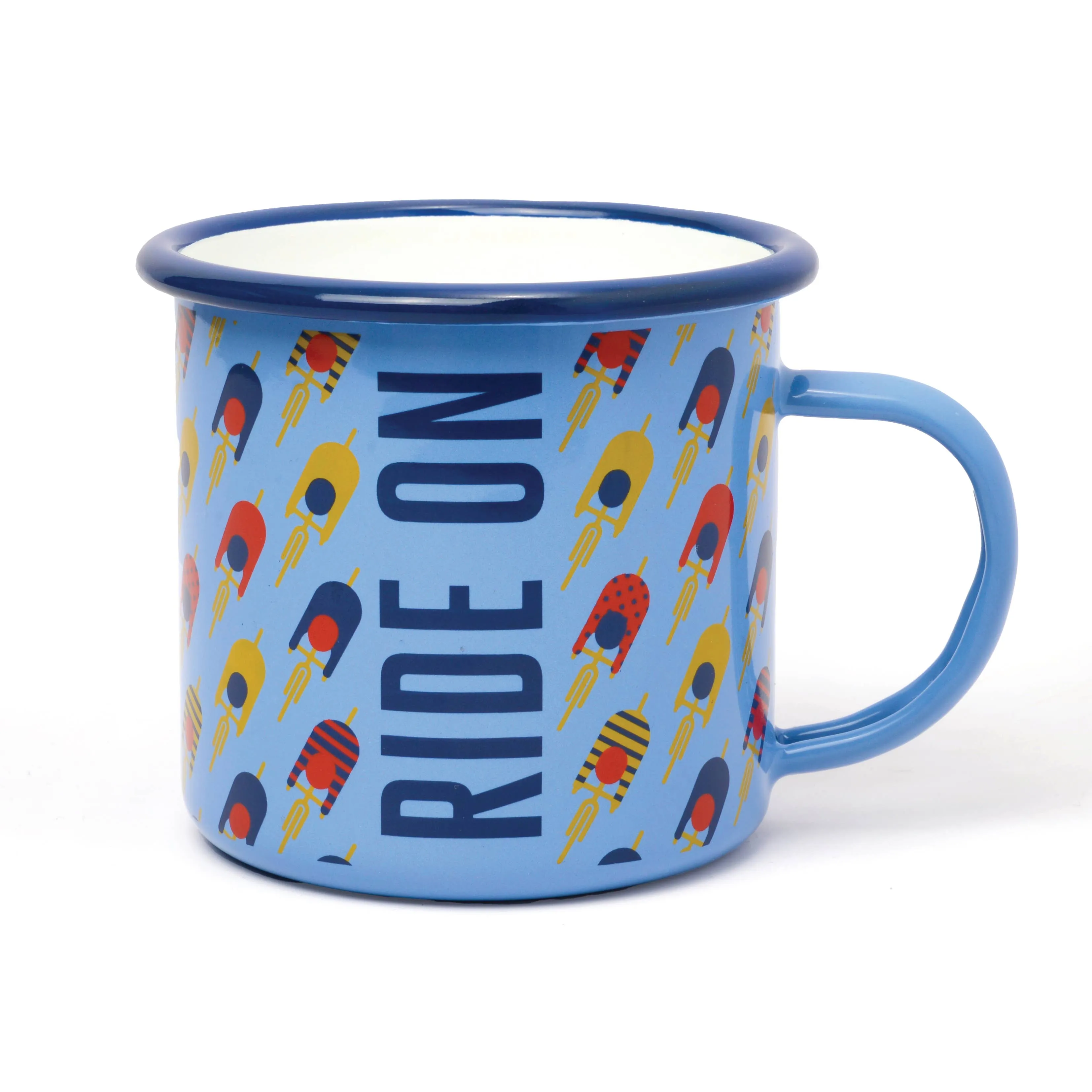 Enamel Mug - Cycling, 17 oz