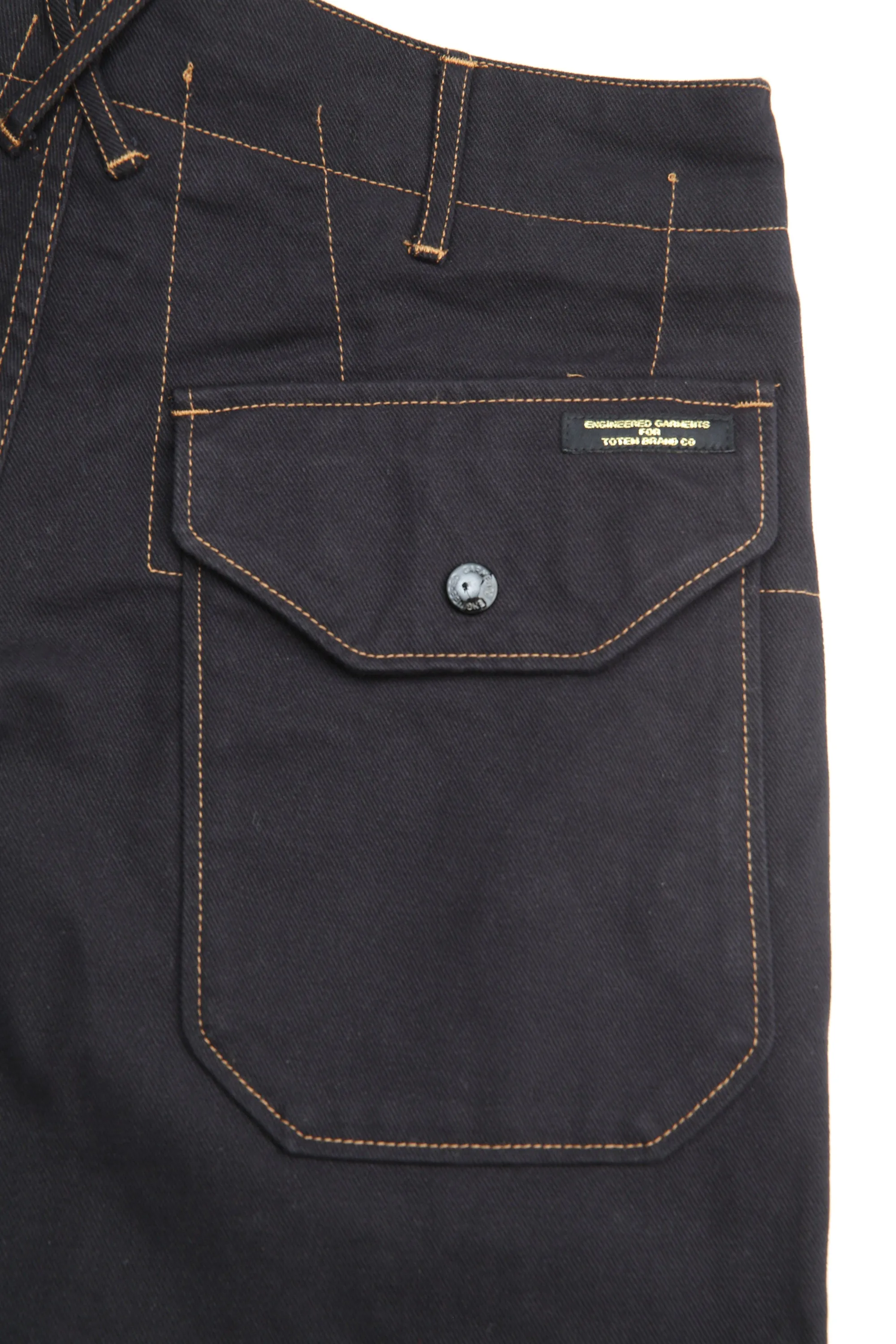 Engineered Garments x Totem EXCLUSIVE Over Pant - Black 10oz Bull Denim