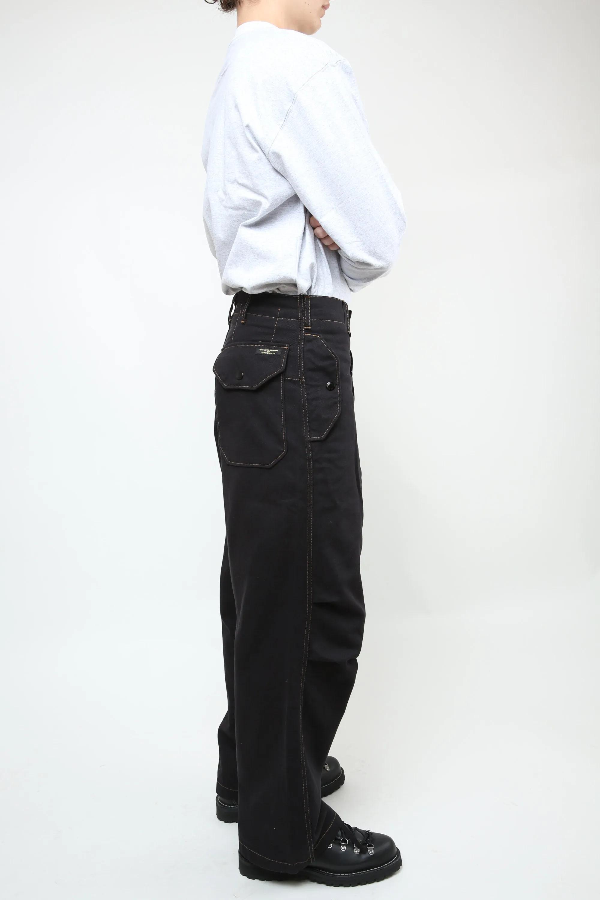 Engineered Garments x Totem EXCLUSIVE Over Pant - Black 10oz Bull Denim