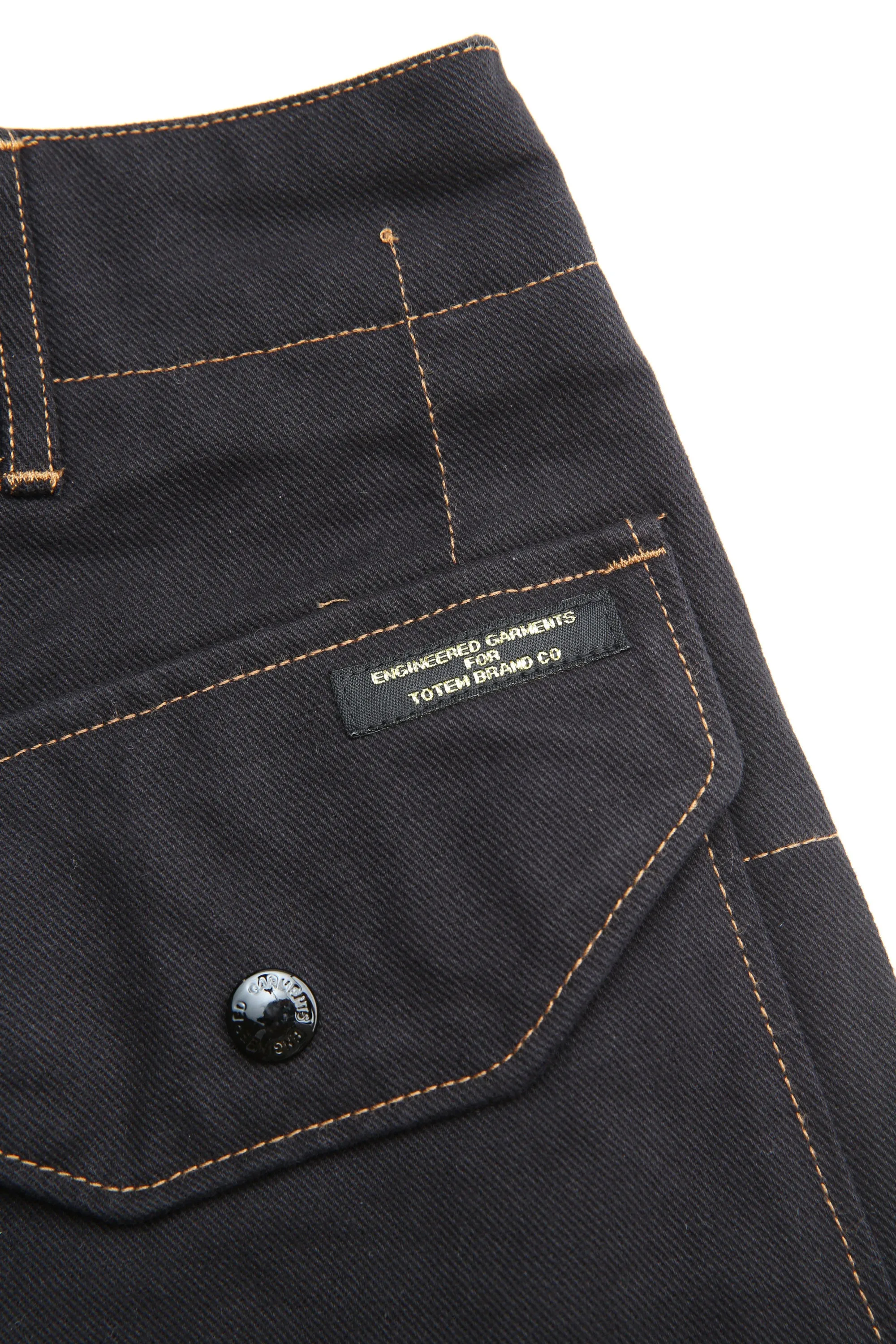 Engineered Garments x Totem EXCLUSIVE Over Pant - Black 10oz Bull Denim