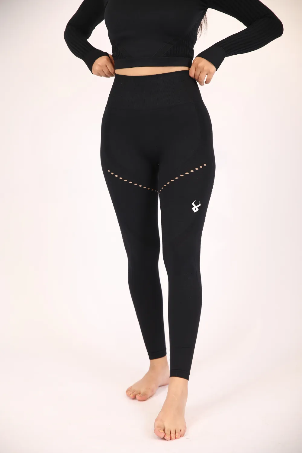 Fireox Yoga Pants, Black