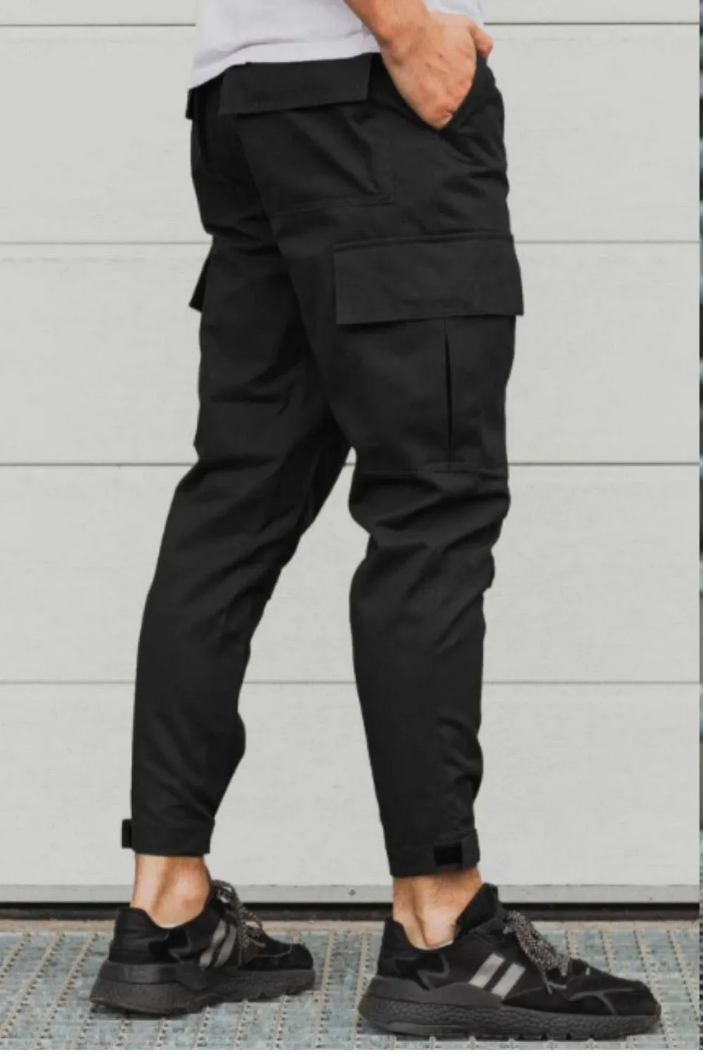 Flap Pocket Cargo Straight Pants