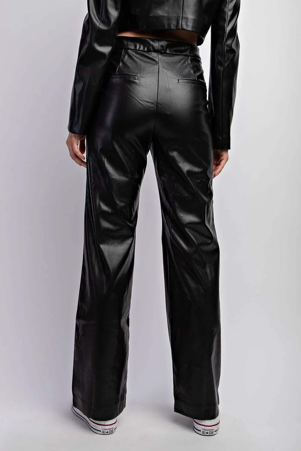 Heat Wave Faux Leather Bottoms