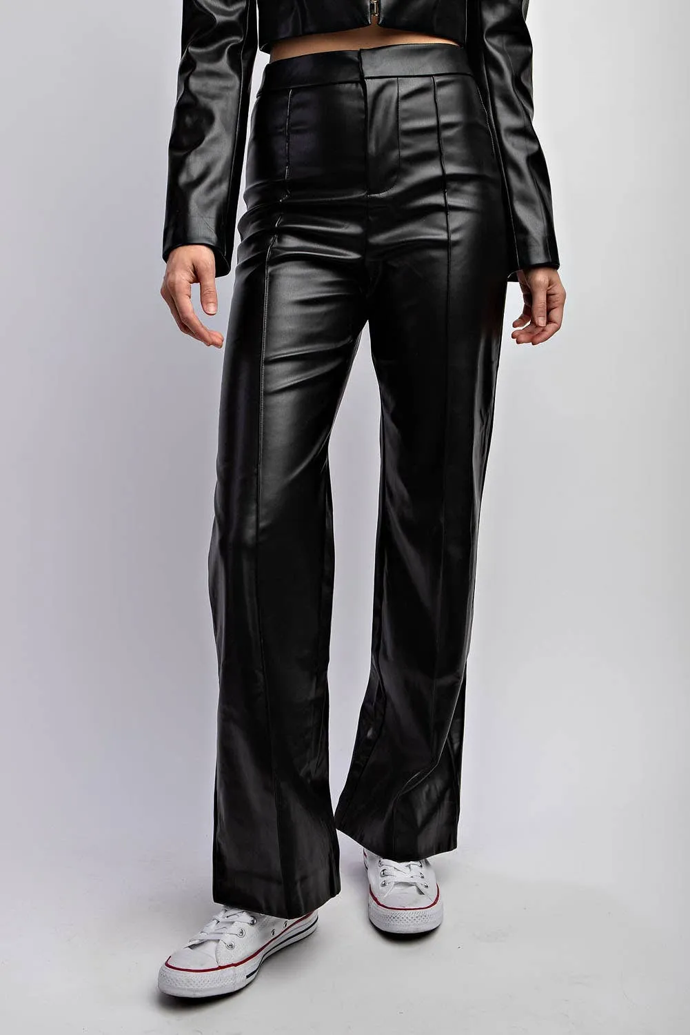 Heat Wave Faux Leather Bottoms