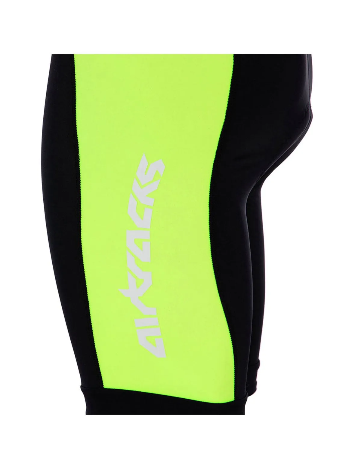 Herren Kurze Fahrradhose Pro Line Schwarz-Neon