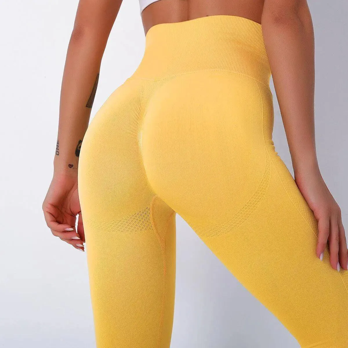 High Waist Seamless Gym Leggings - OY