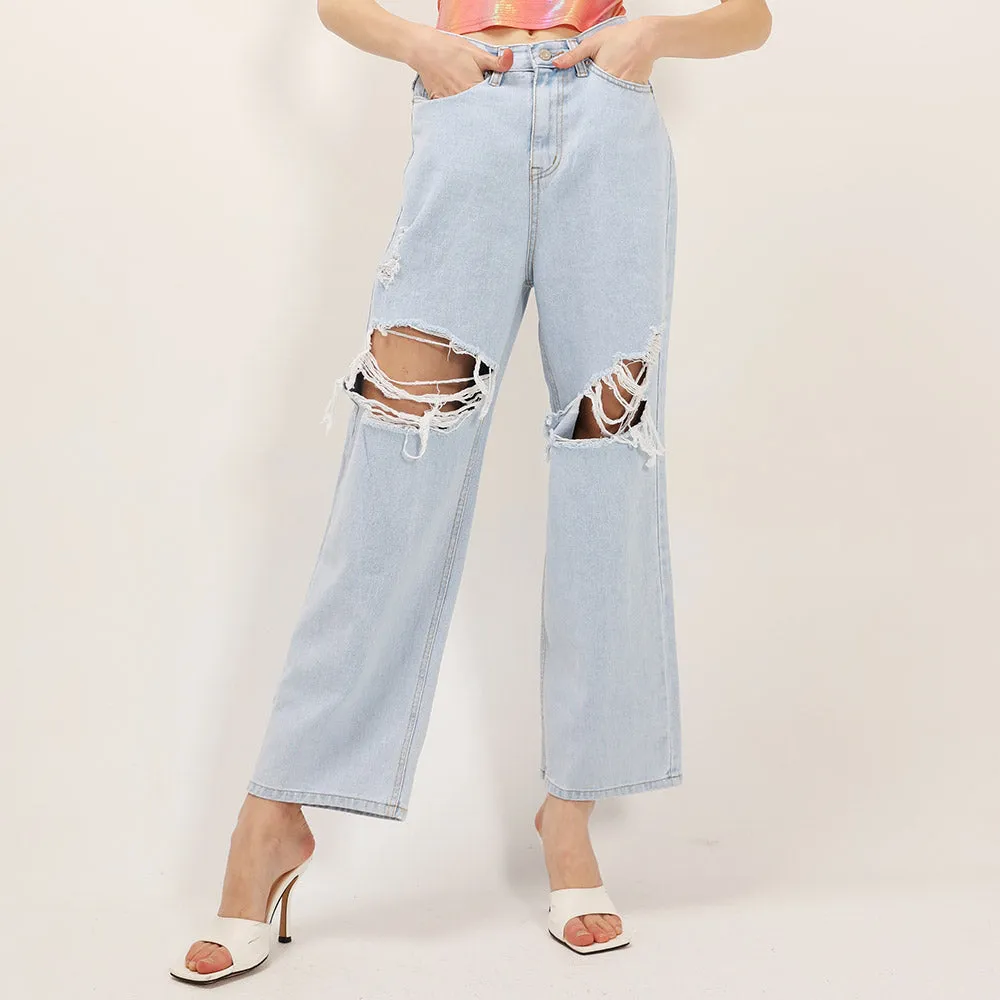 Kenzie Ripped Cutout Jeans