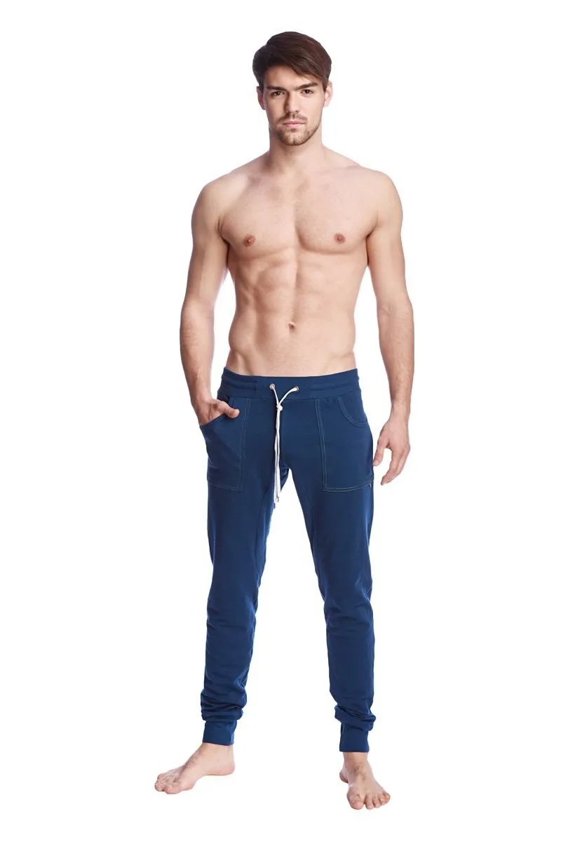 Long Cuffed Jogger & Yoga Sweat Pants (Royal Blue)