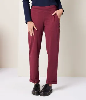 Nolan Pant in Burgundy