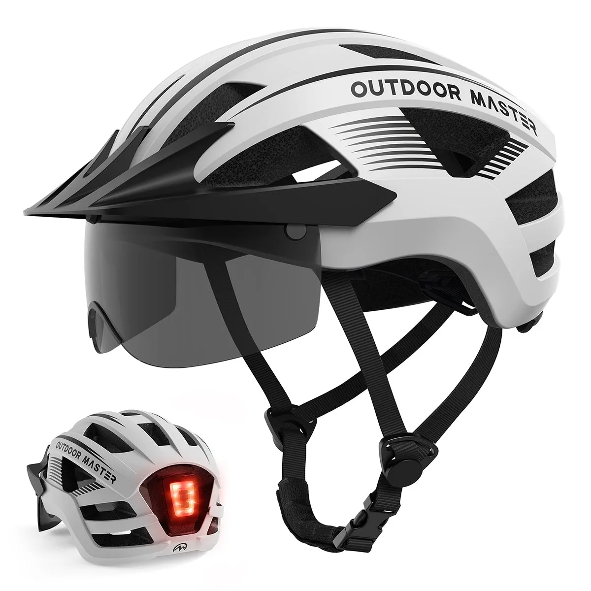 Rhino Urban Bicycle Helmet with LED Light