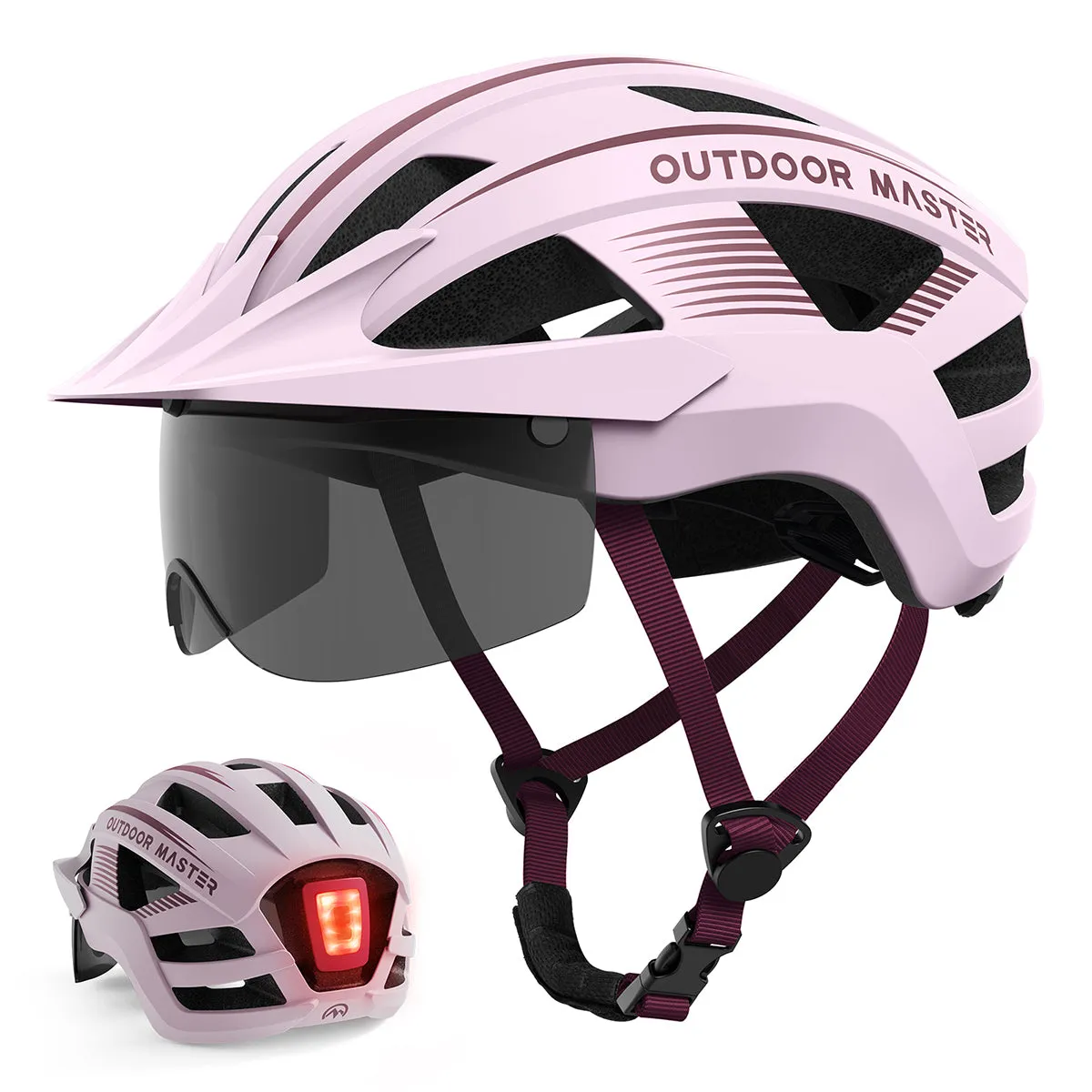 Rhino Urban Bicycle Helmet with LED Light