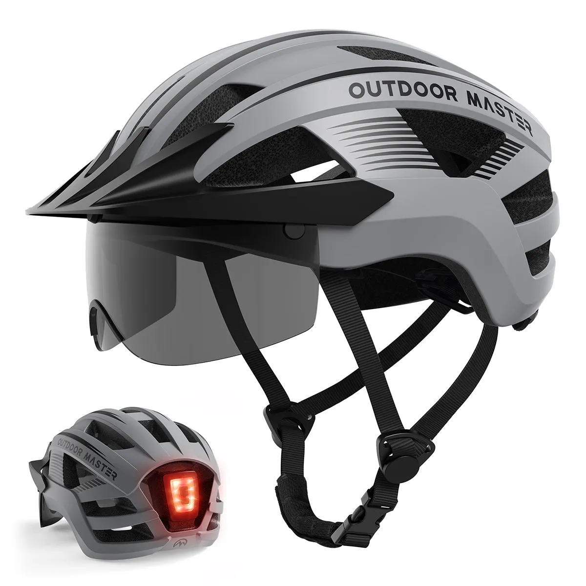 Rhino Urban Bicycle Helmet with LED Light