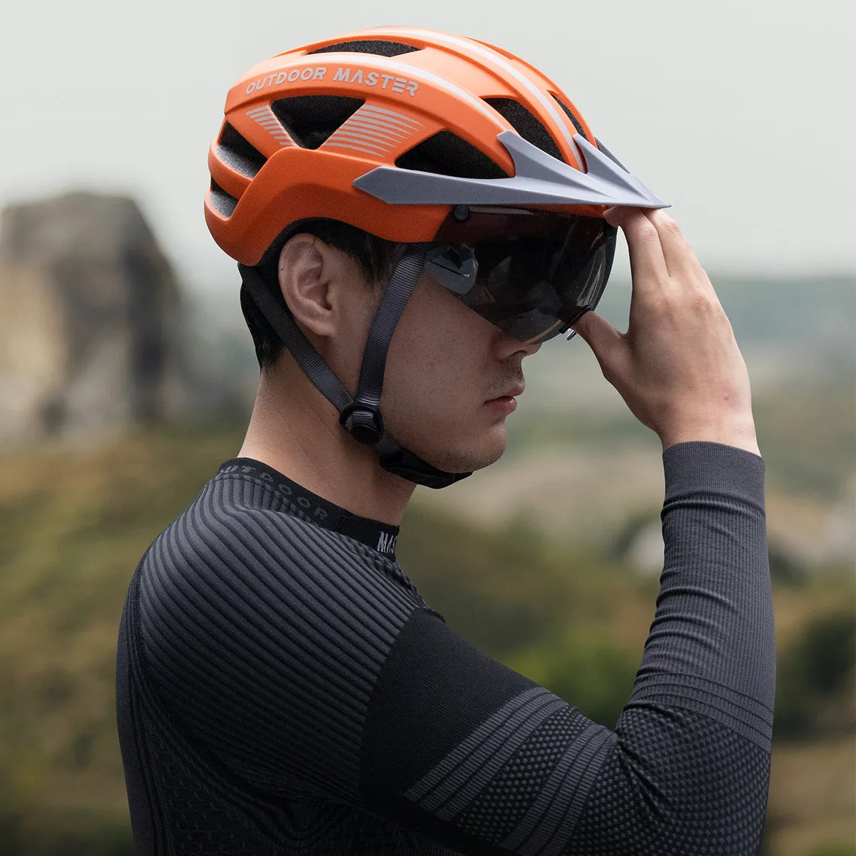 Rhino Urban Bicycle Helmet with LED Light