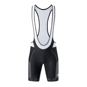 Santic Arok Grey Men Padded Cycling Bib Shorts