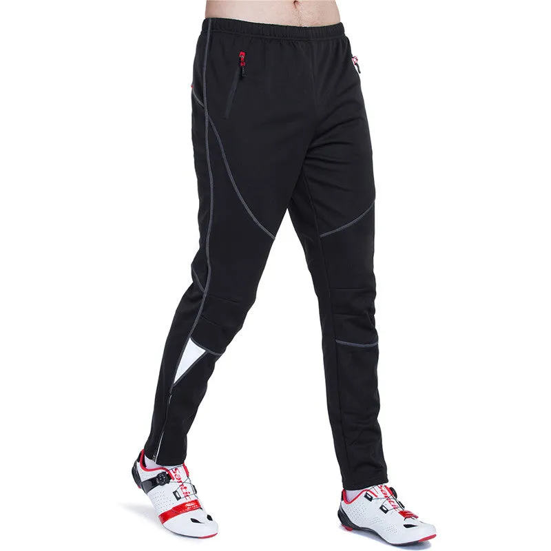 Santic First Black Men Cycling Pants