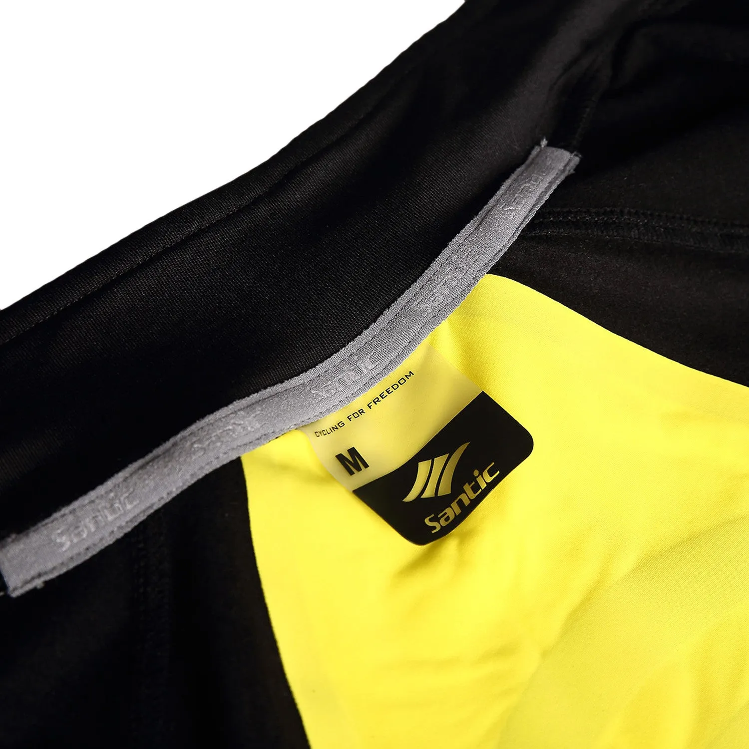 Santic Gabriel Yellow Men Cycling Jacket Long Sleeve