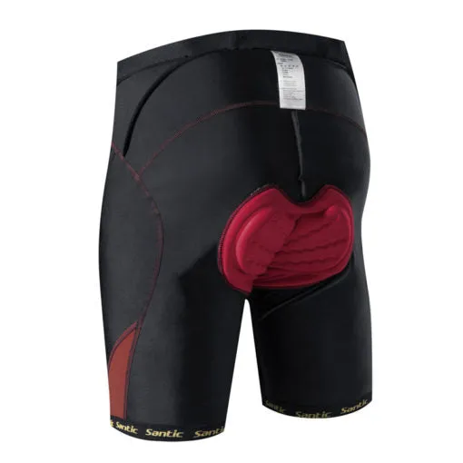 Santic Genting Orange Men Padded Cycling Shorts