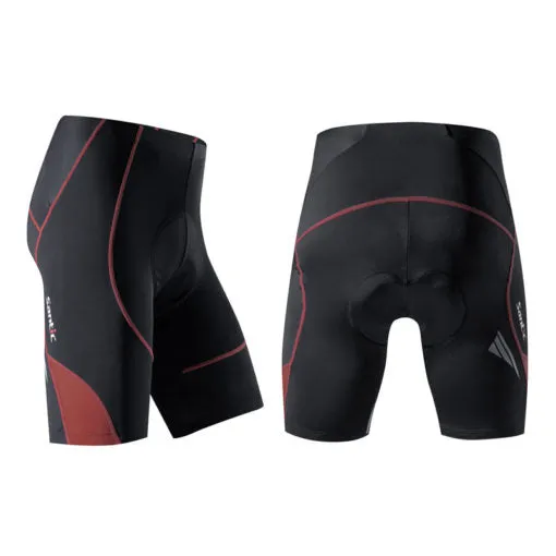 Santic Genting Orange Men Padded Cycling Shorts