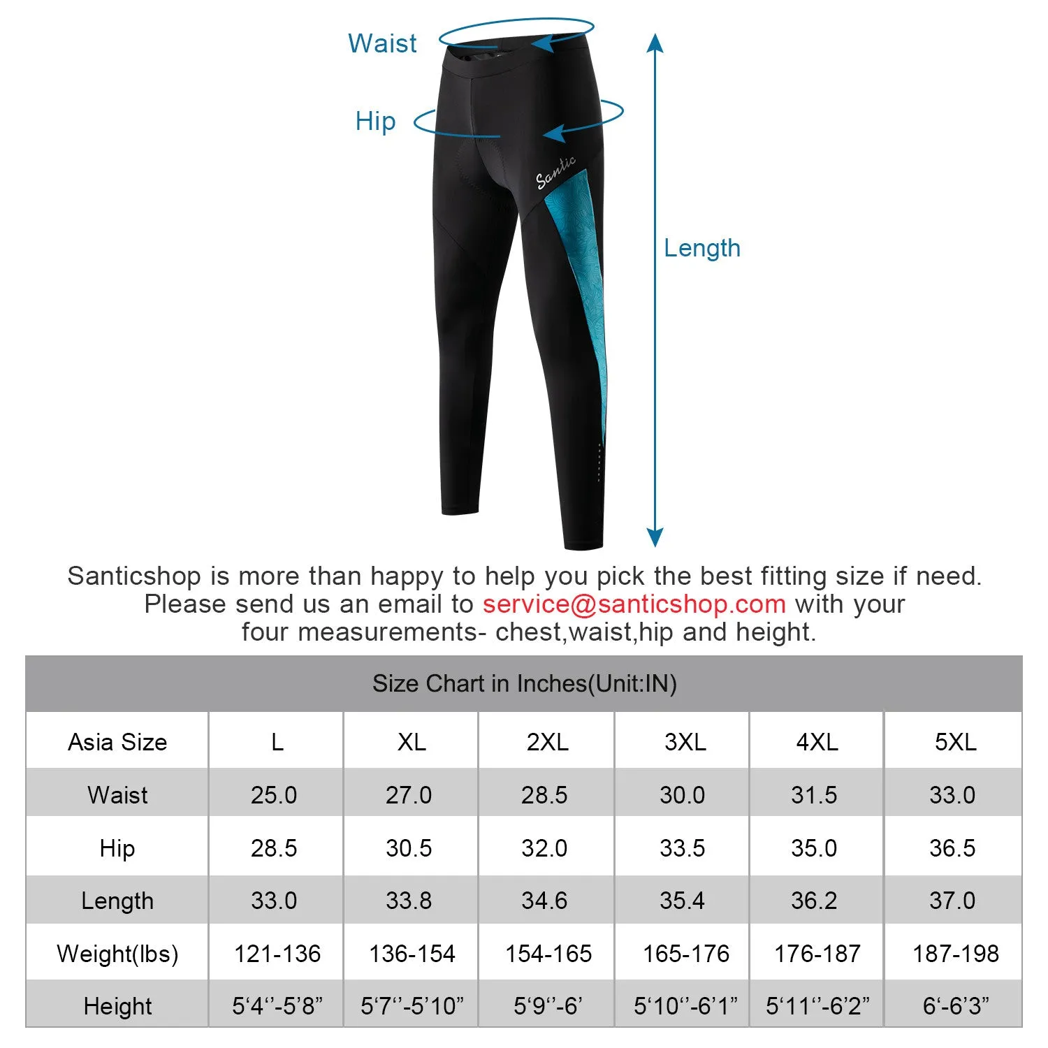 Santic Gina Blue & Pink Women Padded Cycling Pants