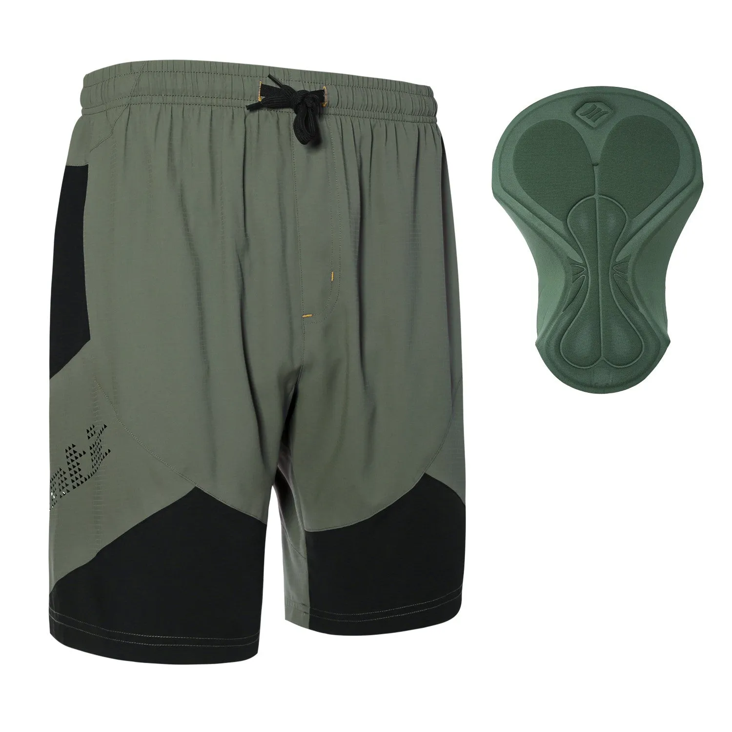 Santic Hebre DeepGreen Men Cycling MTB Shorts