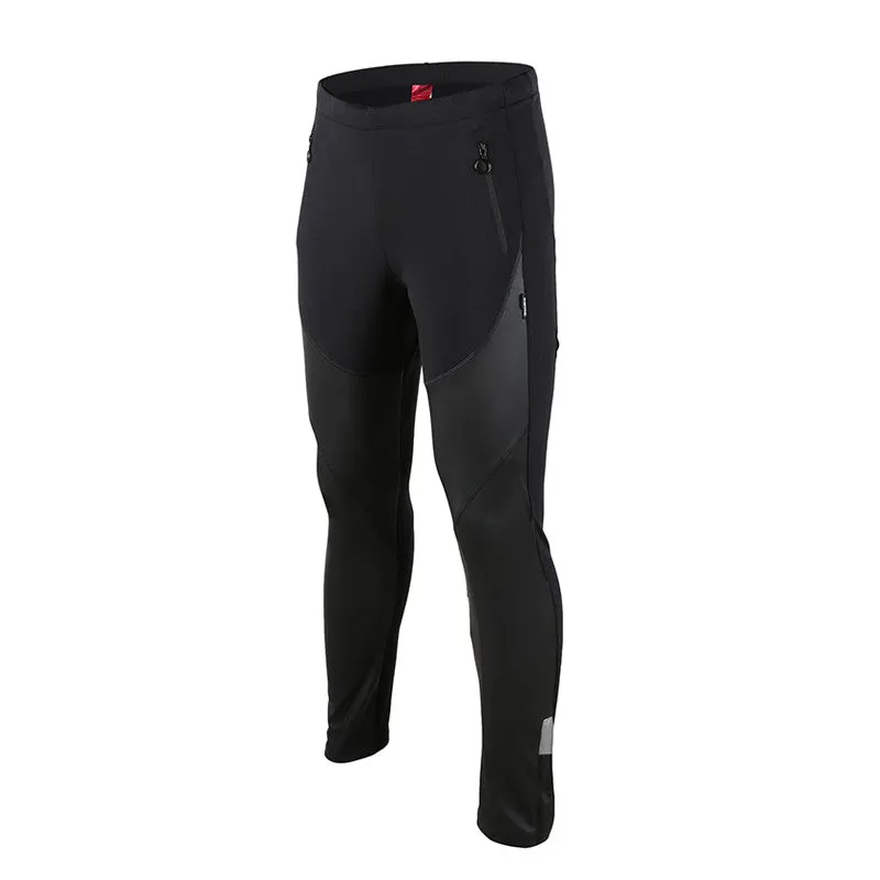 Santic James Ⅱ Black Men Cycling Pants with fleece