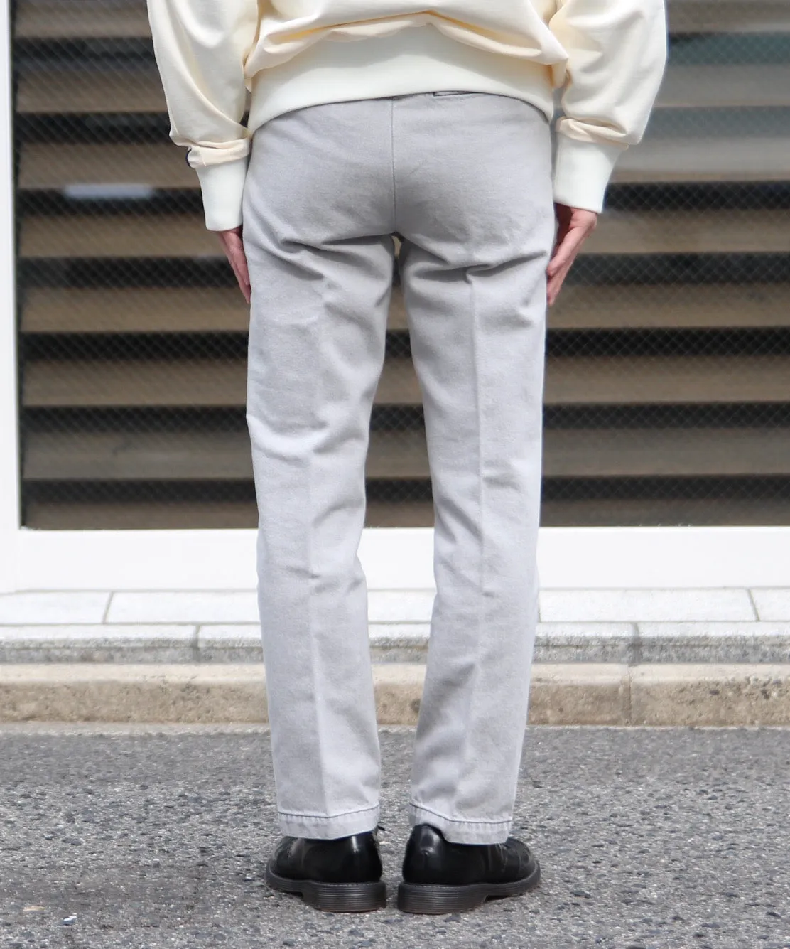 Straight Pants "GRAY"