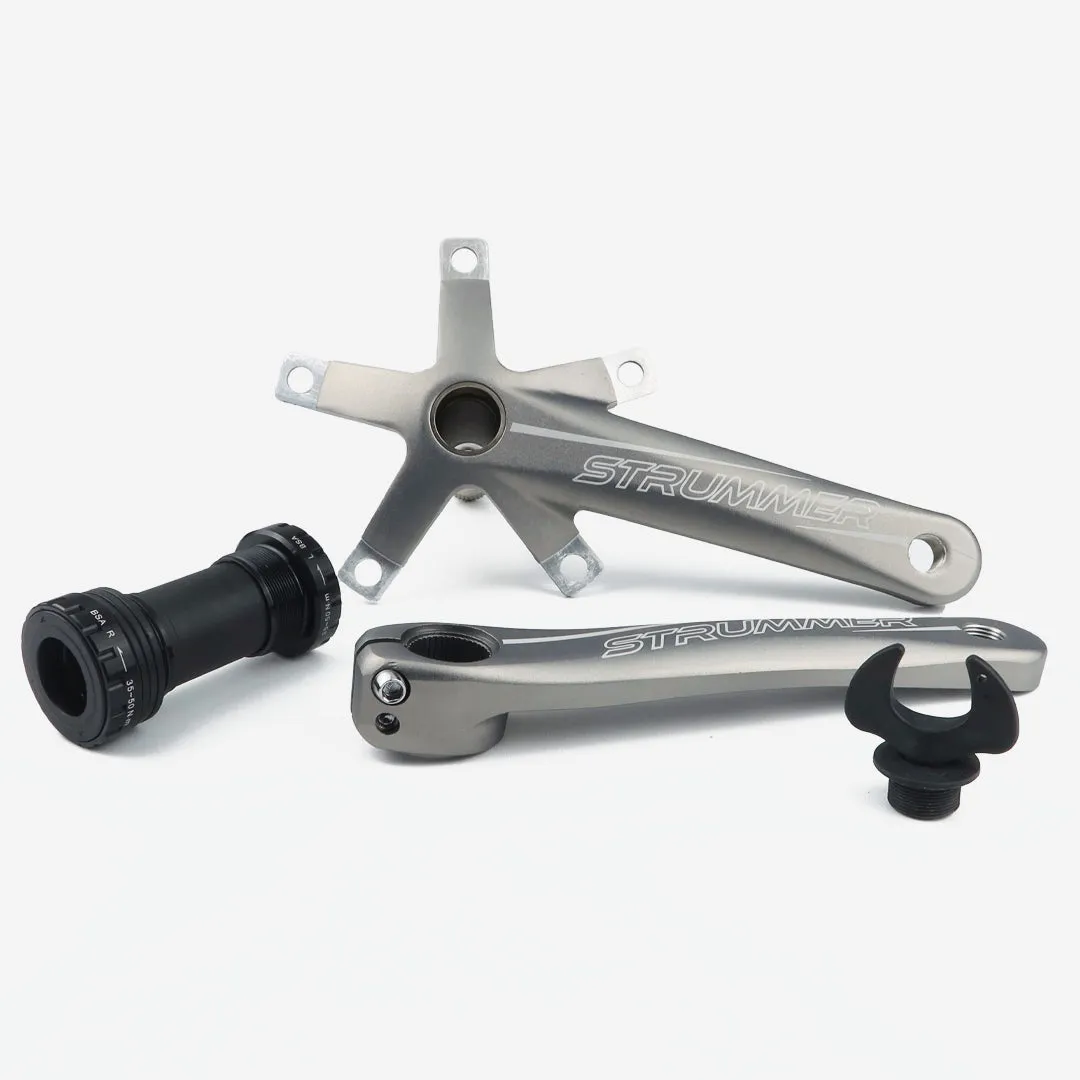 Strummer 4A 170 mm Crank for Folding Bike (with Bottom Bracket)